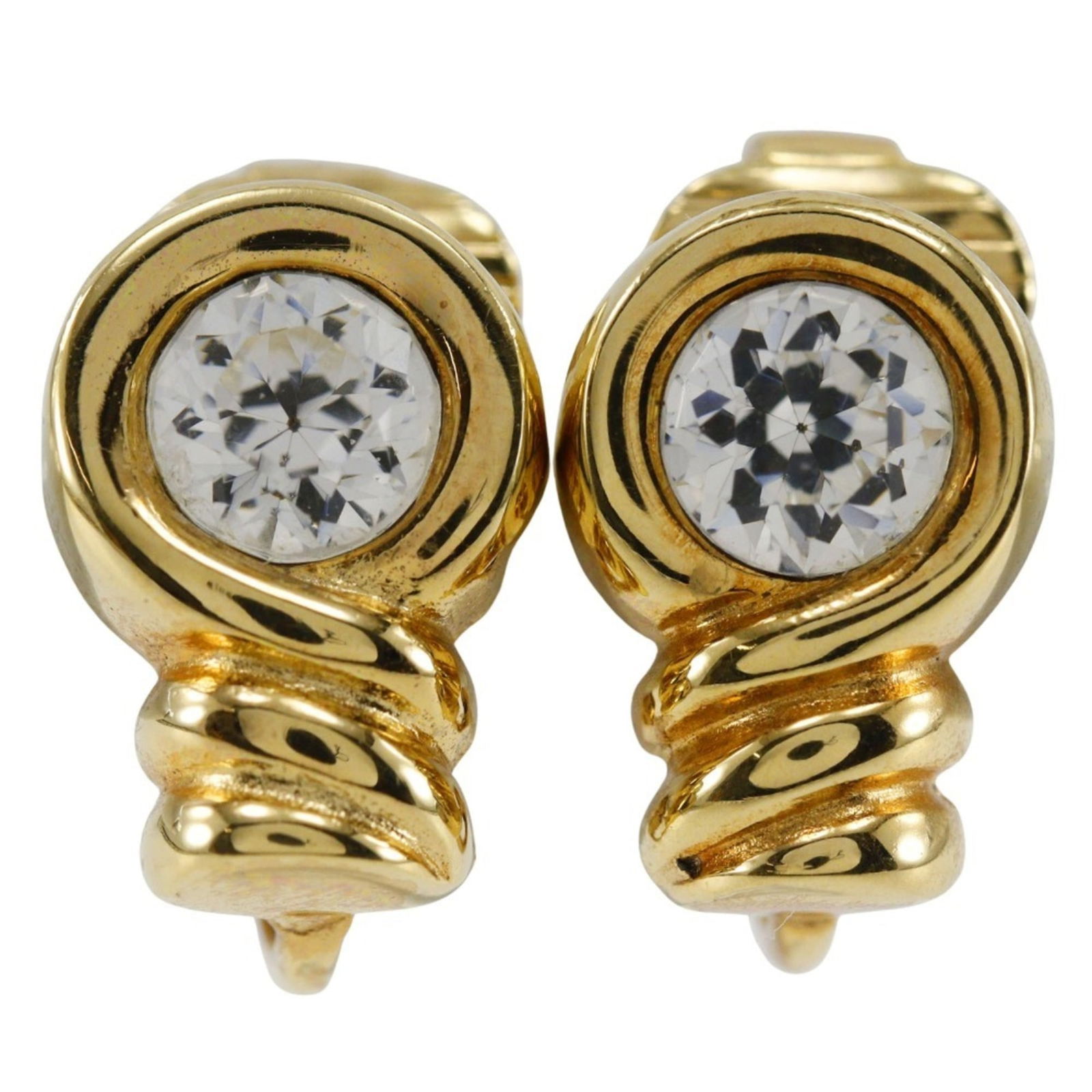 Rhinestone - Christian Dior Clip Earrings Gold Plating: Rhinestone - Christian Dior Clip Earrings Gold Plating This listing features Rhinestone - Christian Dior Clip Earrings Gold Plating. Item specifics are provided below. Item Specifics: Brand: