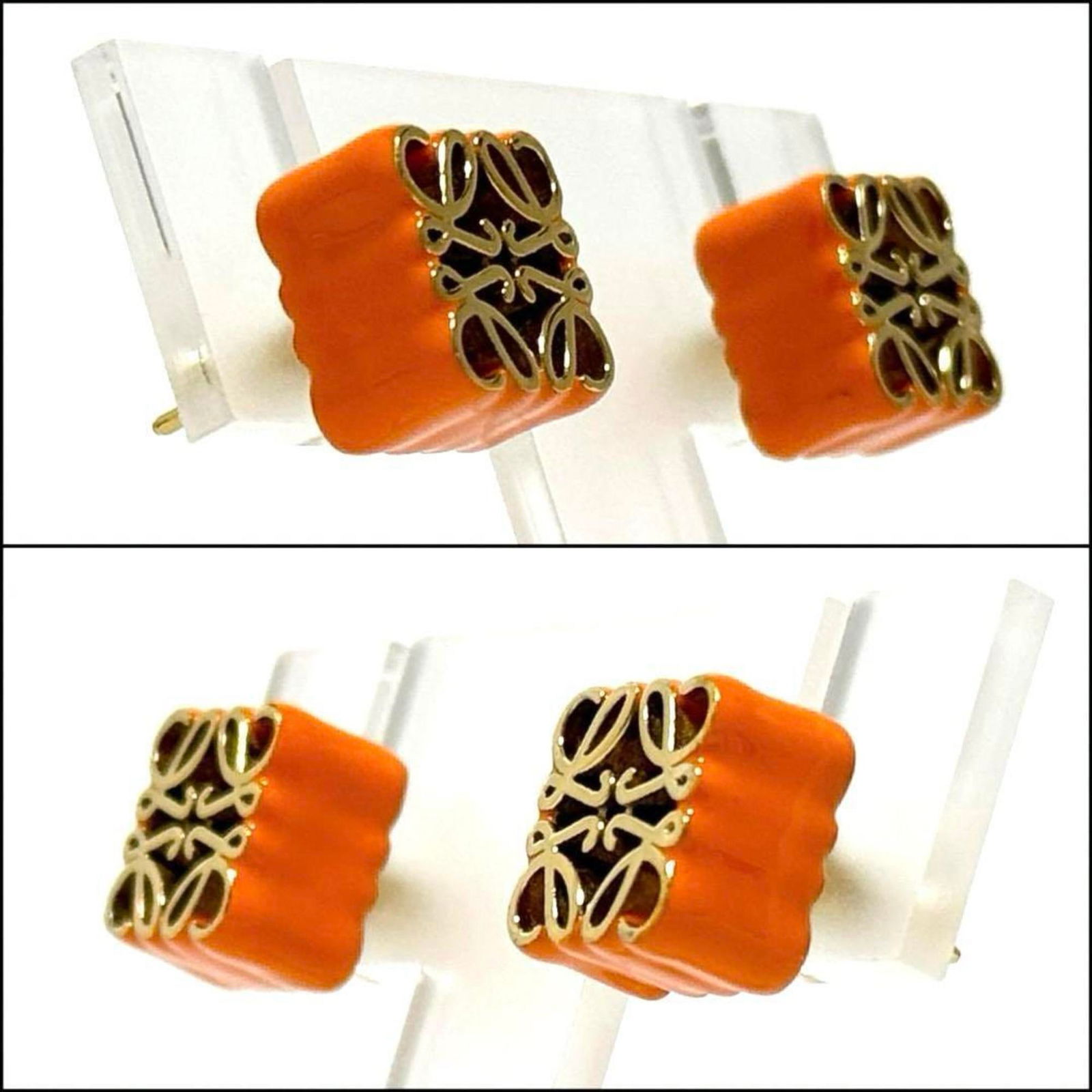 925 Loewe Stud Earrings Silver - 3