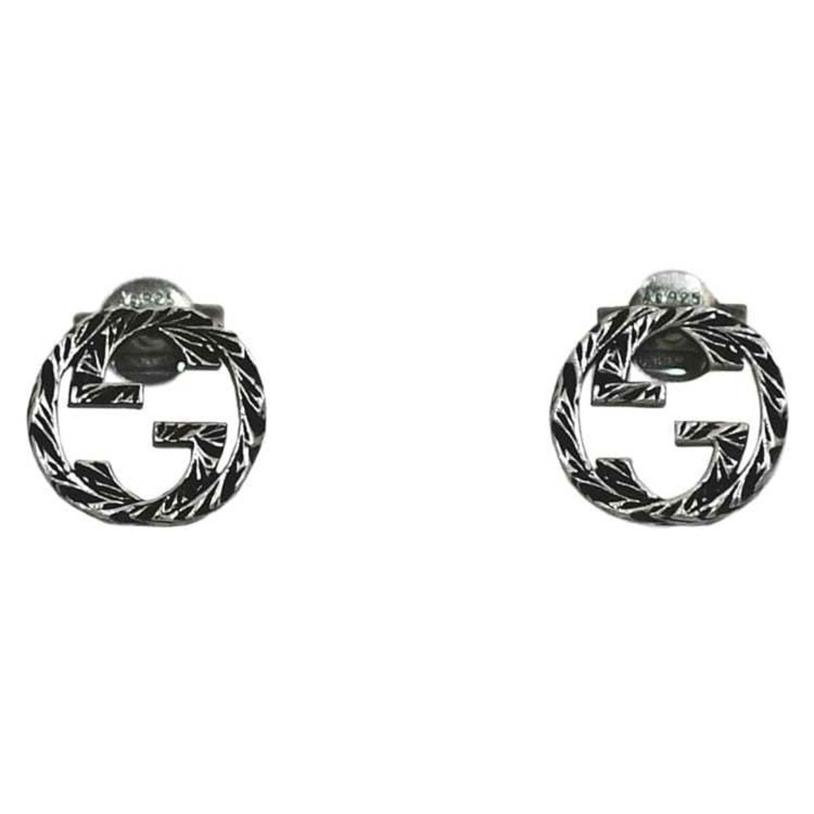 925 Gucci Stud Earrings Silver - 2