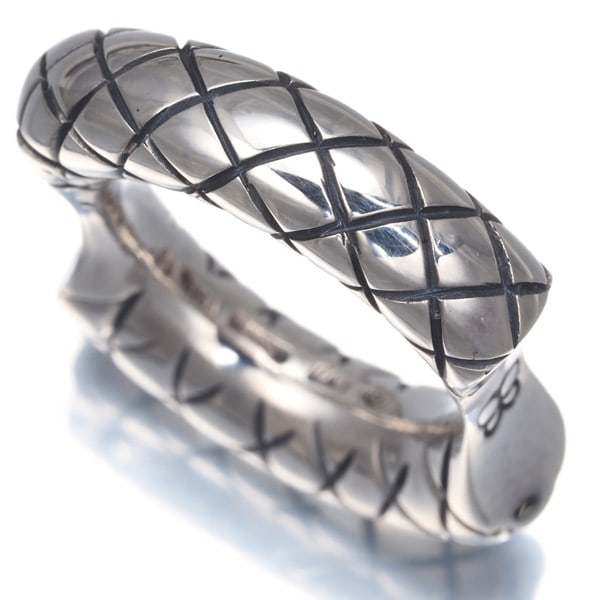 Silver Bottega Veneta Ring Intrecciato Us6.5-6.75 925 Sterling: Silver Bottega Veneta Ring Intrecciato Us6.5-6.75 925 Sterling This listing features Silver Bottega Veneta Ring Intrecciato Us6.5-6.75 925 Sterling. Item specifics are provided below. Item Specifics:
