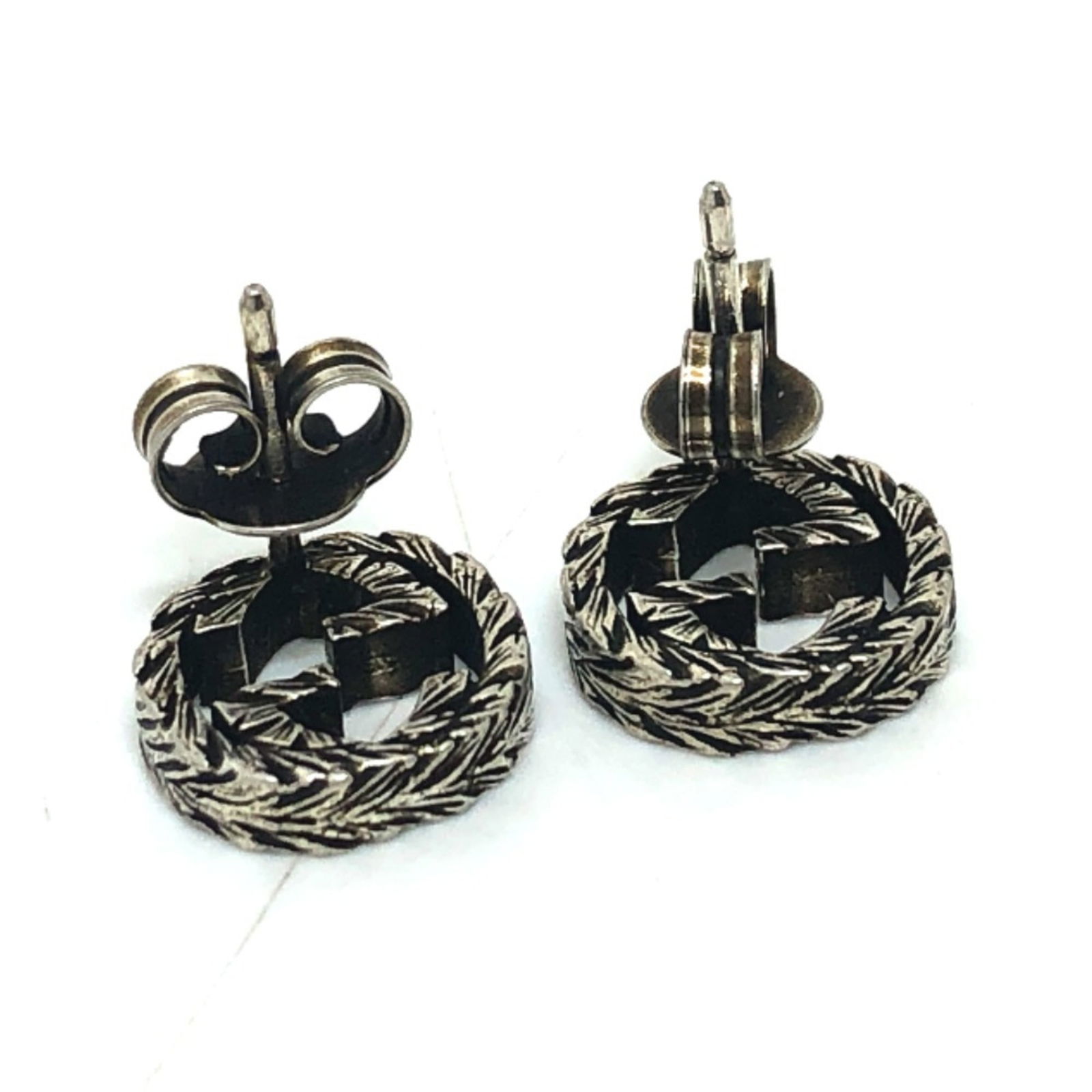 925 Gucci Stud Earrings Silver - 2