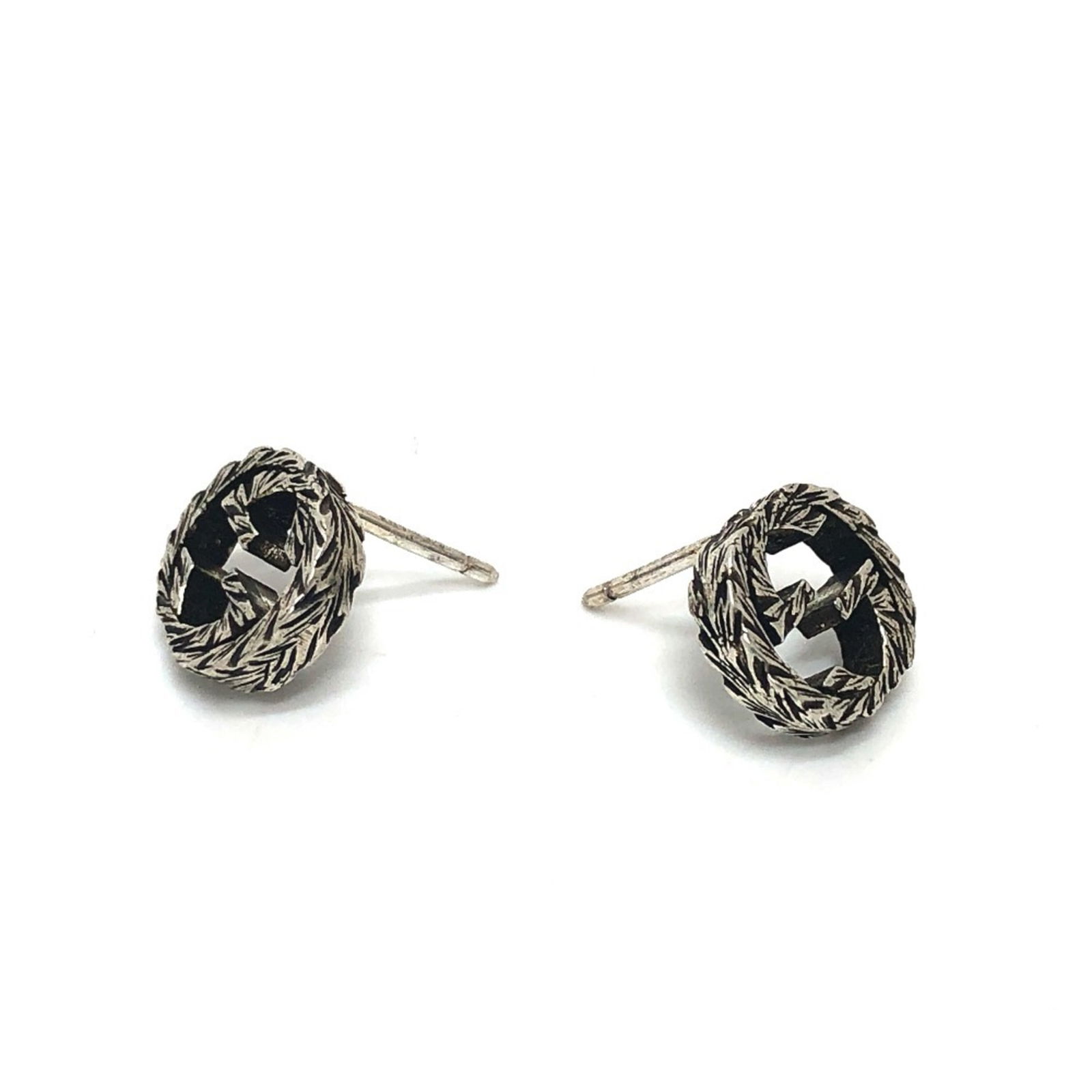 925 Gucci Stud Earrings Silver - 4
