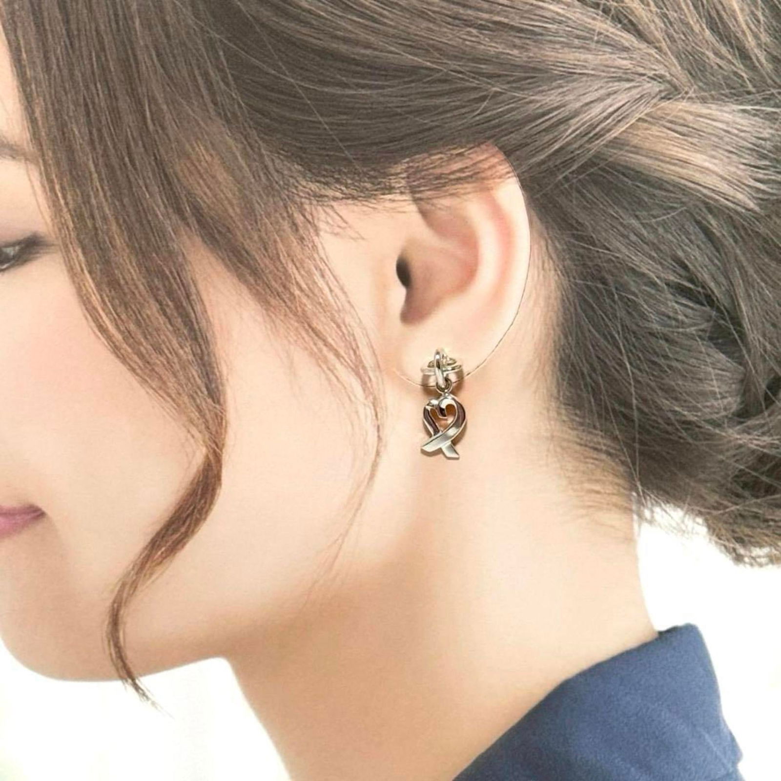 925 Tiffany Stud Earrings Silver - 10