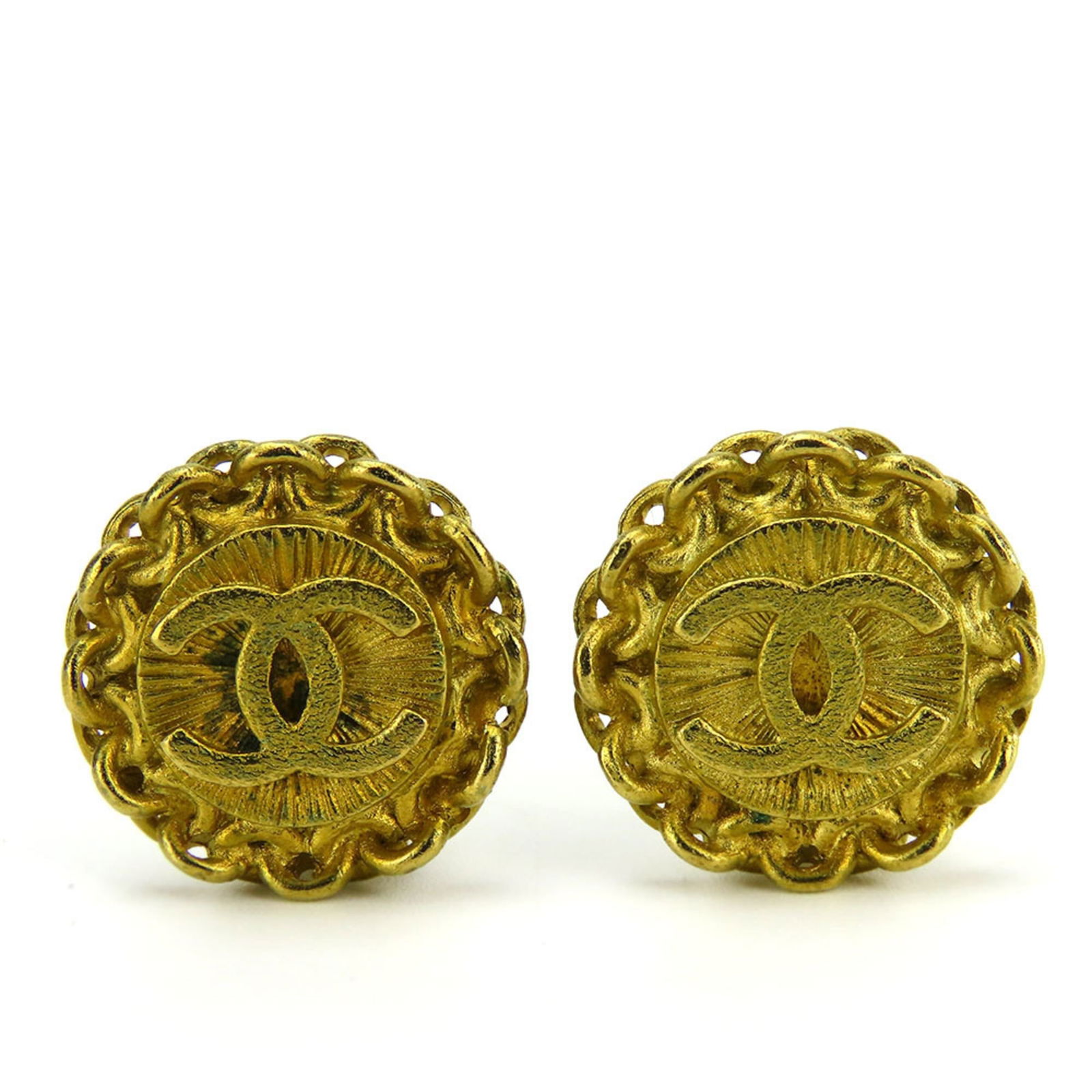 CHANEL Earrings Coco Mark Metal Gold 95P Plated Women's: CHANEL Earrings Coco Mark Metal Gold 95P Plated Women's This listing features CHANEL Earrings Coco Mark Metal Gold 95P Plated Women's. Item specifics are provided below. Item Specifics: Brand: