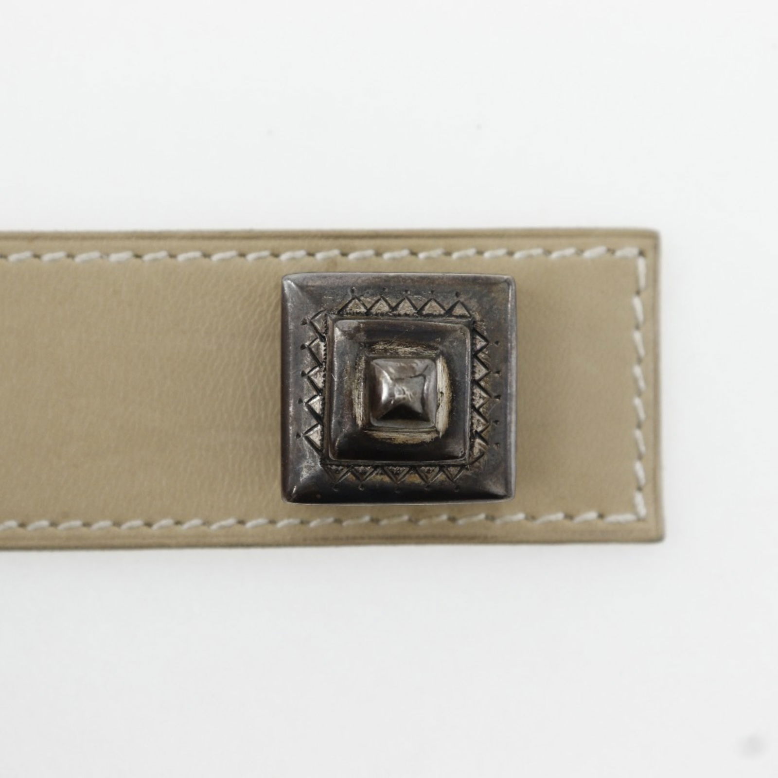 Leather Hermes Charm Bracelet - 4