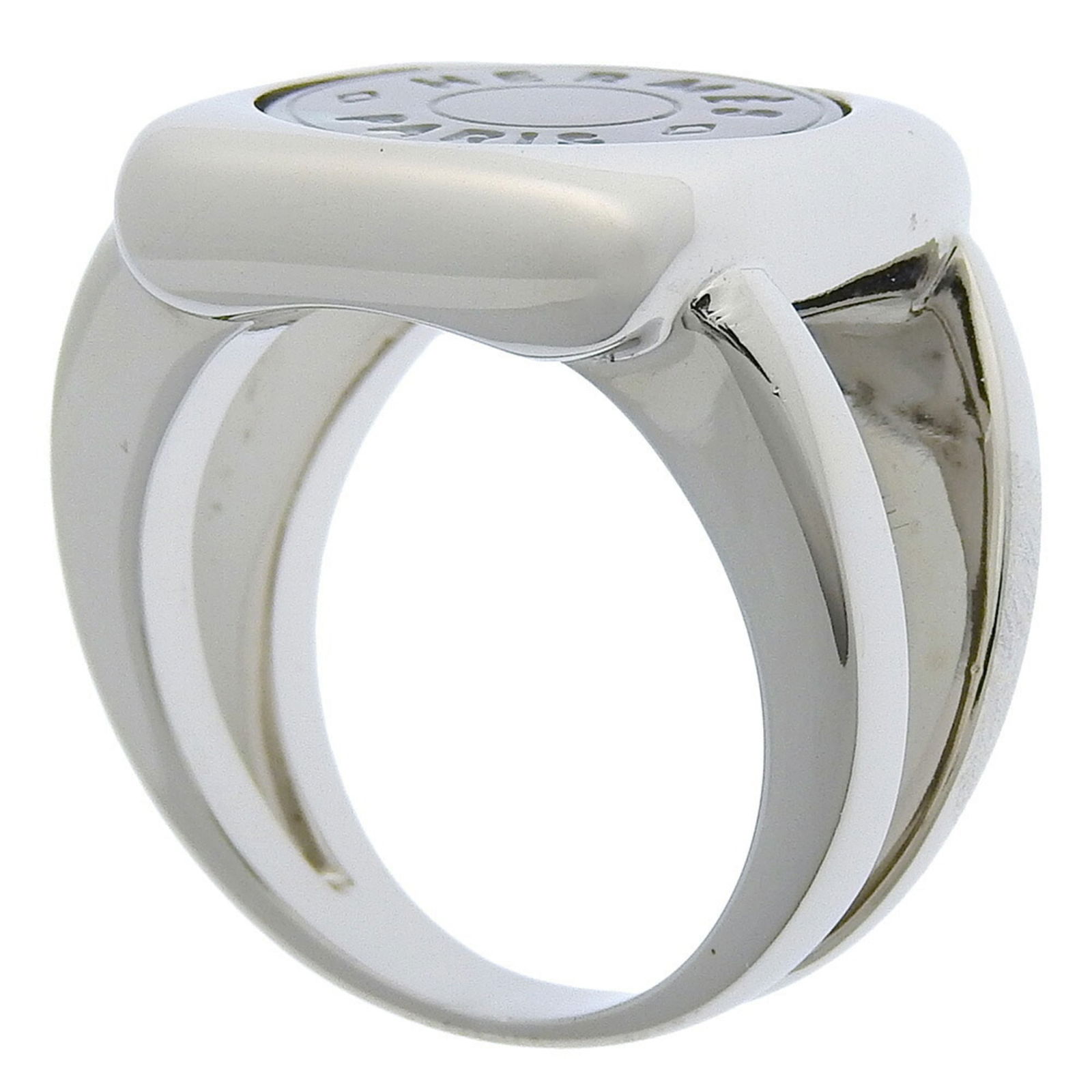 Silver 925 - Hermes Band Ring Shell - 3