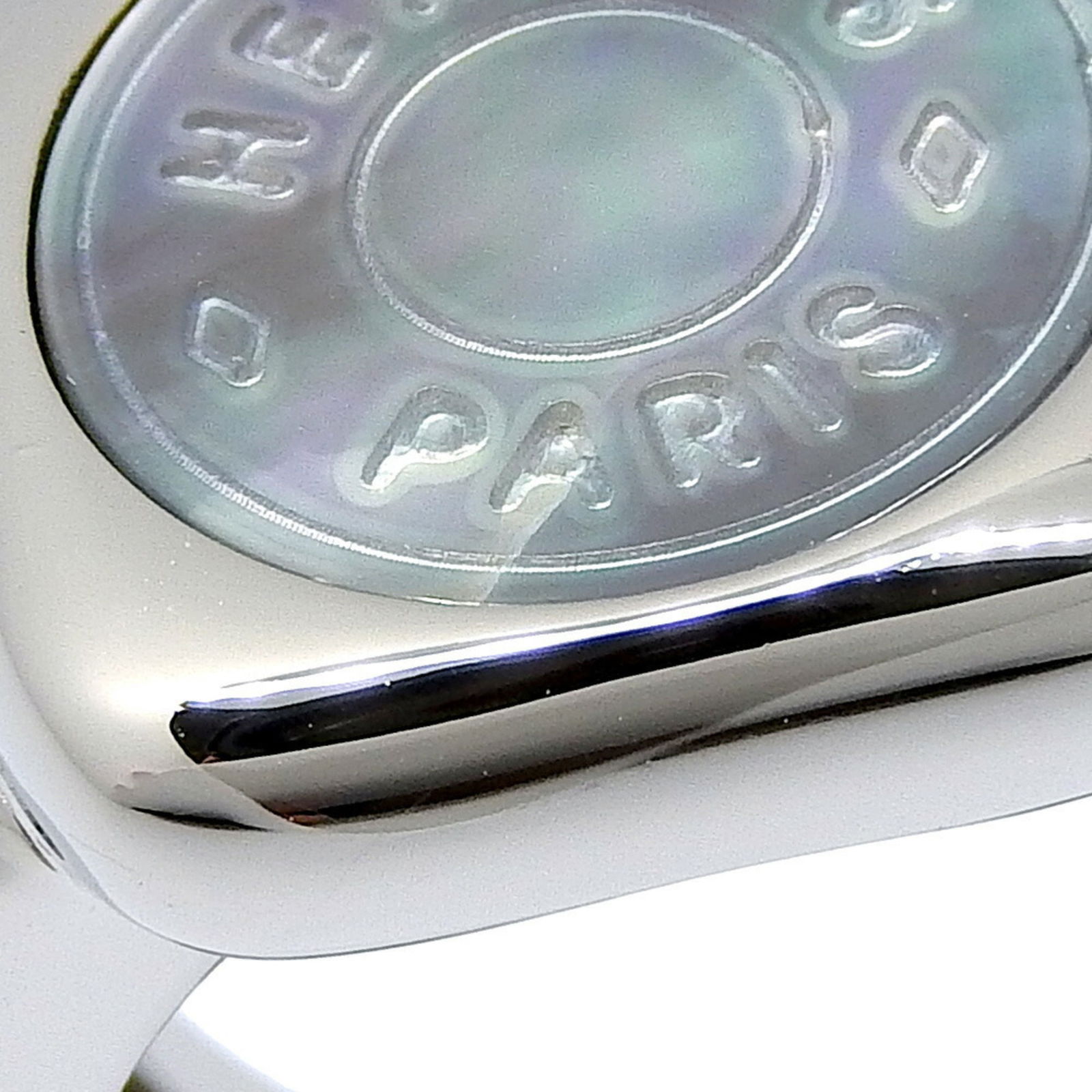 Silver 925 - Hermes Band Ring Shell - 4