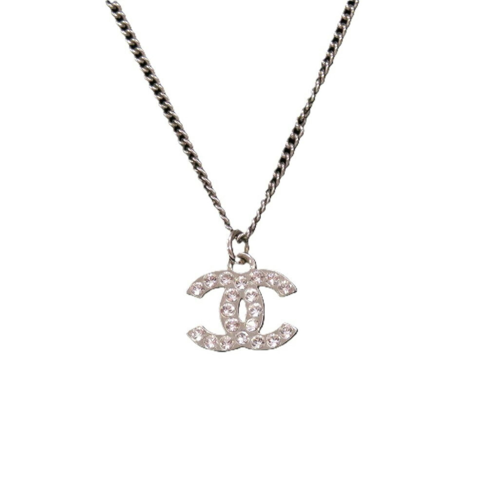 CHANEL Coco Mark A28942 Metal Rhinestone Silver 0834 Necklace: CHANEL Coco Mark A28942 Metal Rhinestone Silver 0834 Necklace This listing features CHANEL Coco Mark A28942 Metal Rhinestone Silver 0834 Necklace. Item specifics are provided below. Item Specifics: