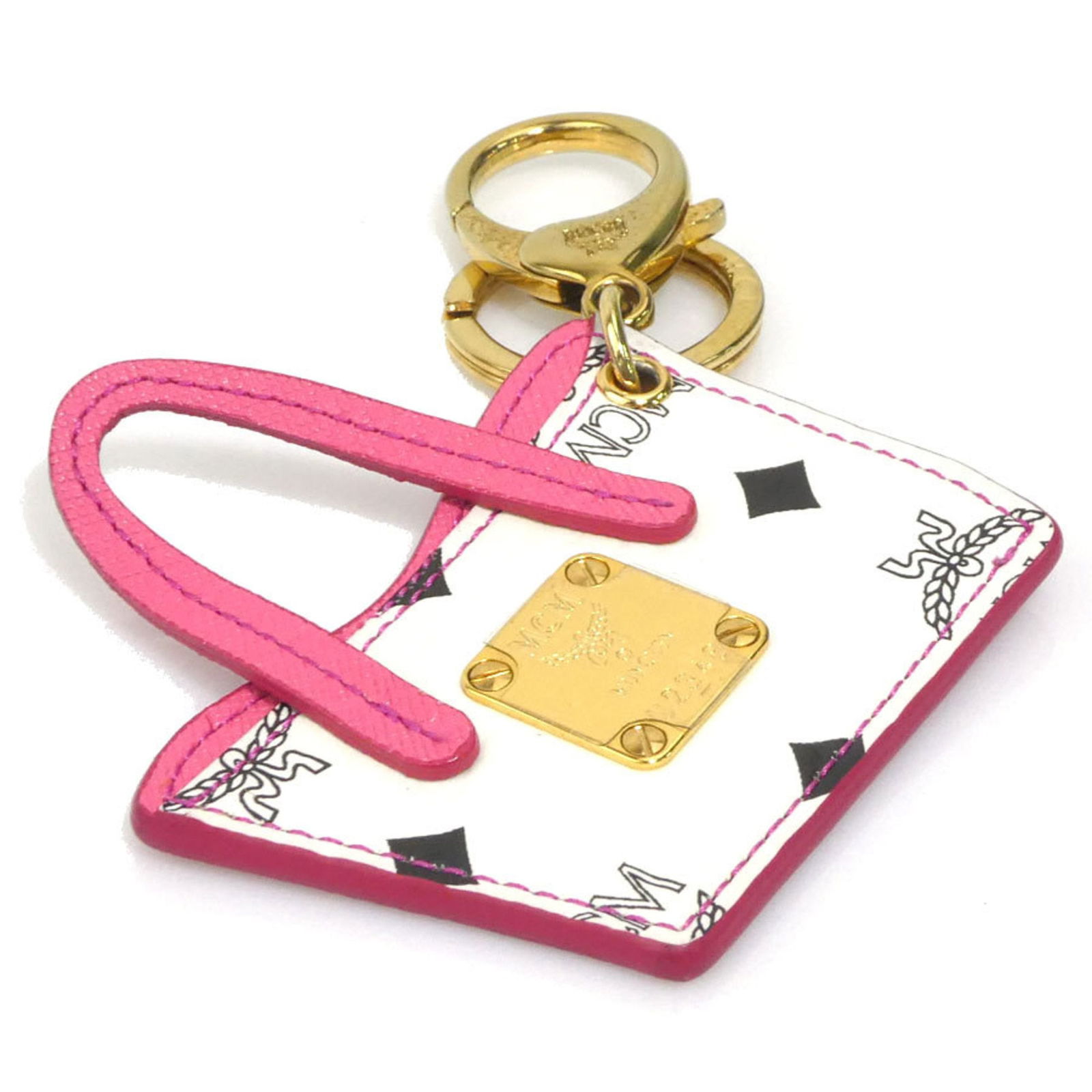 Leather Mcm Keyring Charm - 2