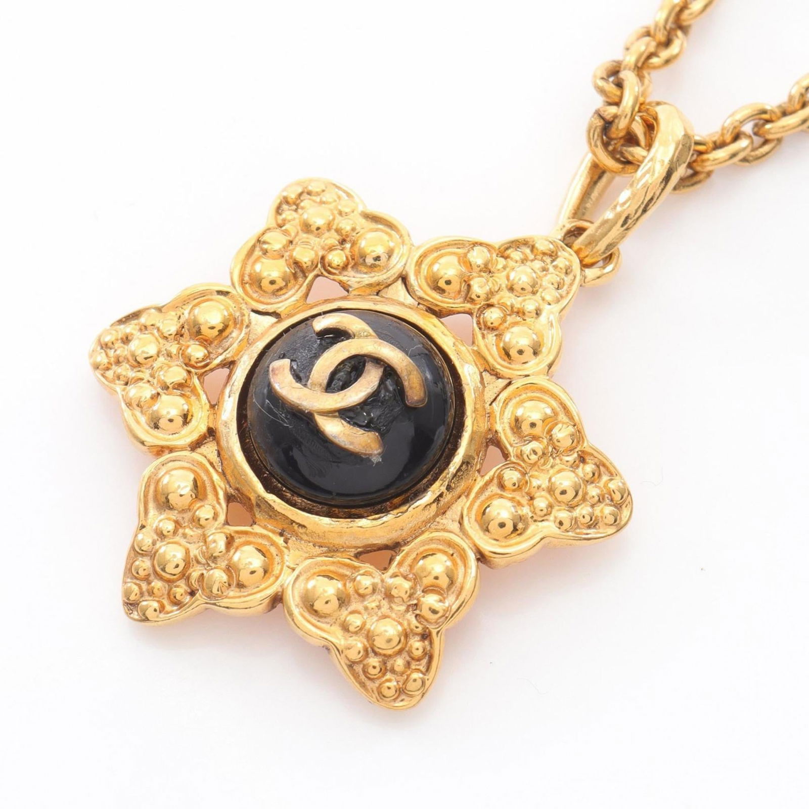 and Black - Chanel Coco Mark Necklace - Gold Plated with Faux Pearls - Women's: and Black - Chanel Coco Mark Necklace - Gold Plated with Faux Pearls - Women's This listing features and Black - Chanel Coco Mark Necklace - Gold Plated with Faux Pearls - Women's. Item specifics are
