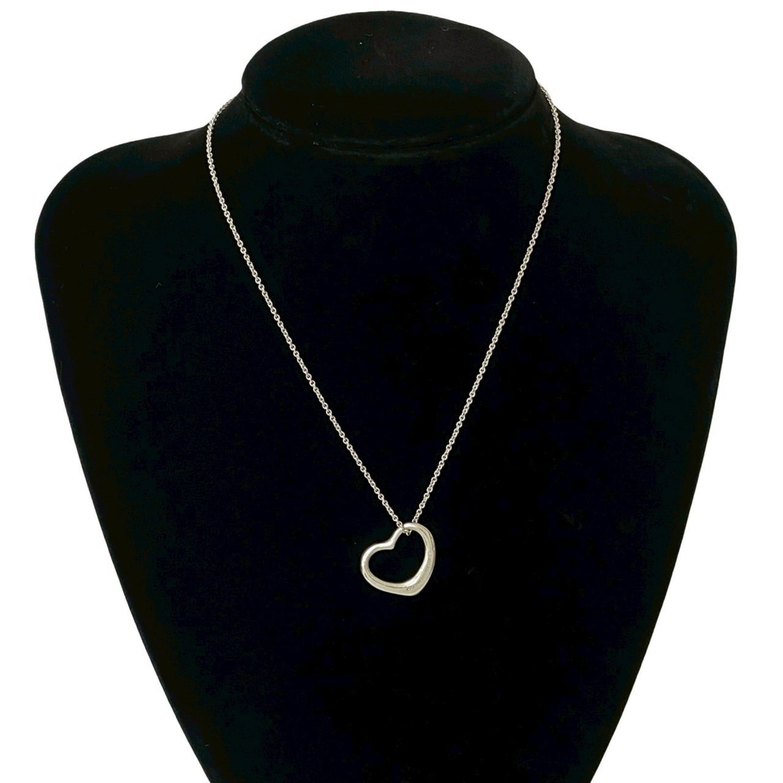 em828 TIFFANY & Co. Tiffany Open Heart Motif Sterling Silver 925 Necklace Pendant Accessory: em828 TIFFANY & Co. Tiffany Open Heart Motif Sterling Silver 925 Necklace Pendant Accessory This listing features em828 TIFFANY & Co. Tiffany Open Heart Motif Sterling Silver 925 Necklace Pendant