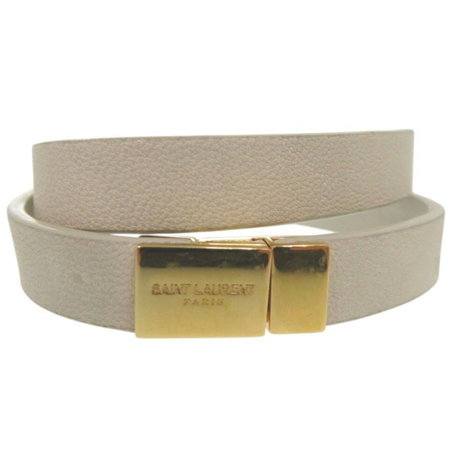 Leather Yves Saint Laurent Charm Bracelet - 5