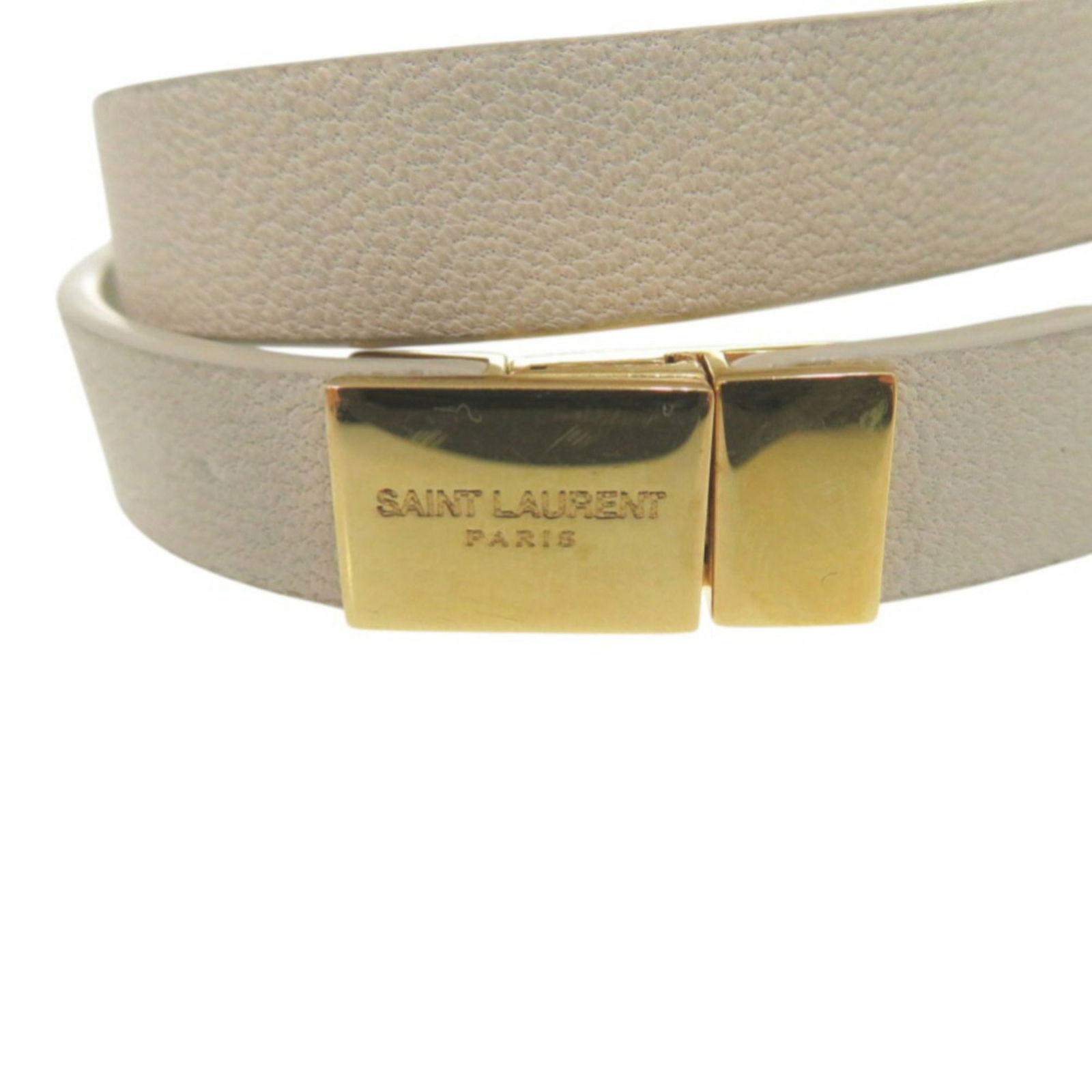 Leather Yves Saint Laurent Charm Bracelet - 6