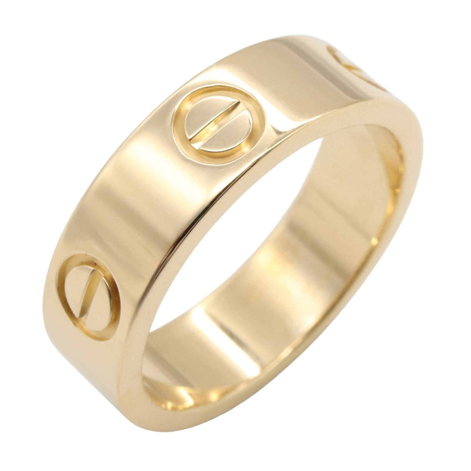 (18K) Cartier Band Ring Yellow Gold (1 of 7)