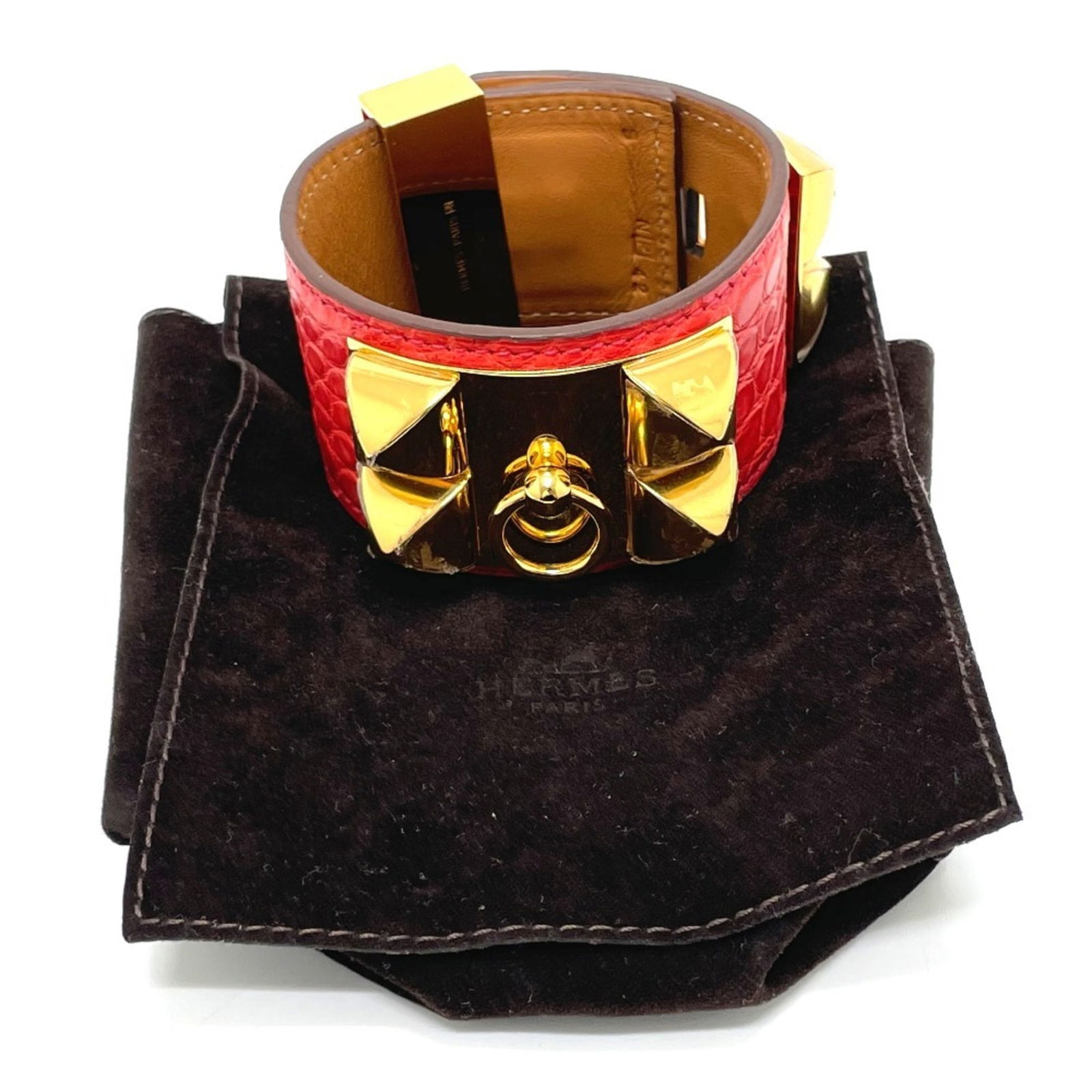 Leather Hermes Bangle - 12