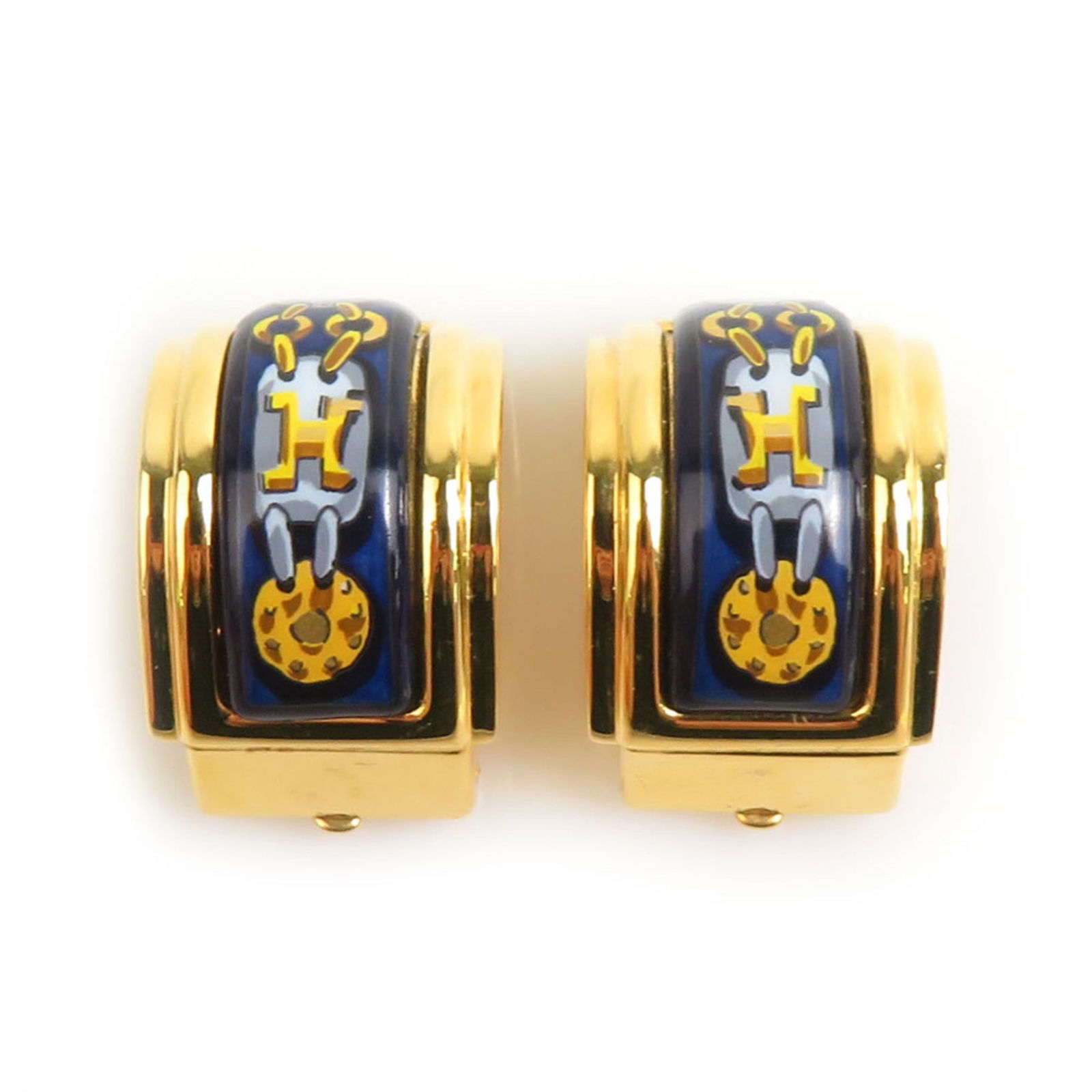 Metal - Hermes Clip Earrings Enamel: Metal - Hermes Clip Earrings Enamel This listing features Metal - Hermes Clip Earrings Enamel. Item specifics are provided below. Item Specifics: Brand: Hermes Type: Clip Earrings Gender: Women