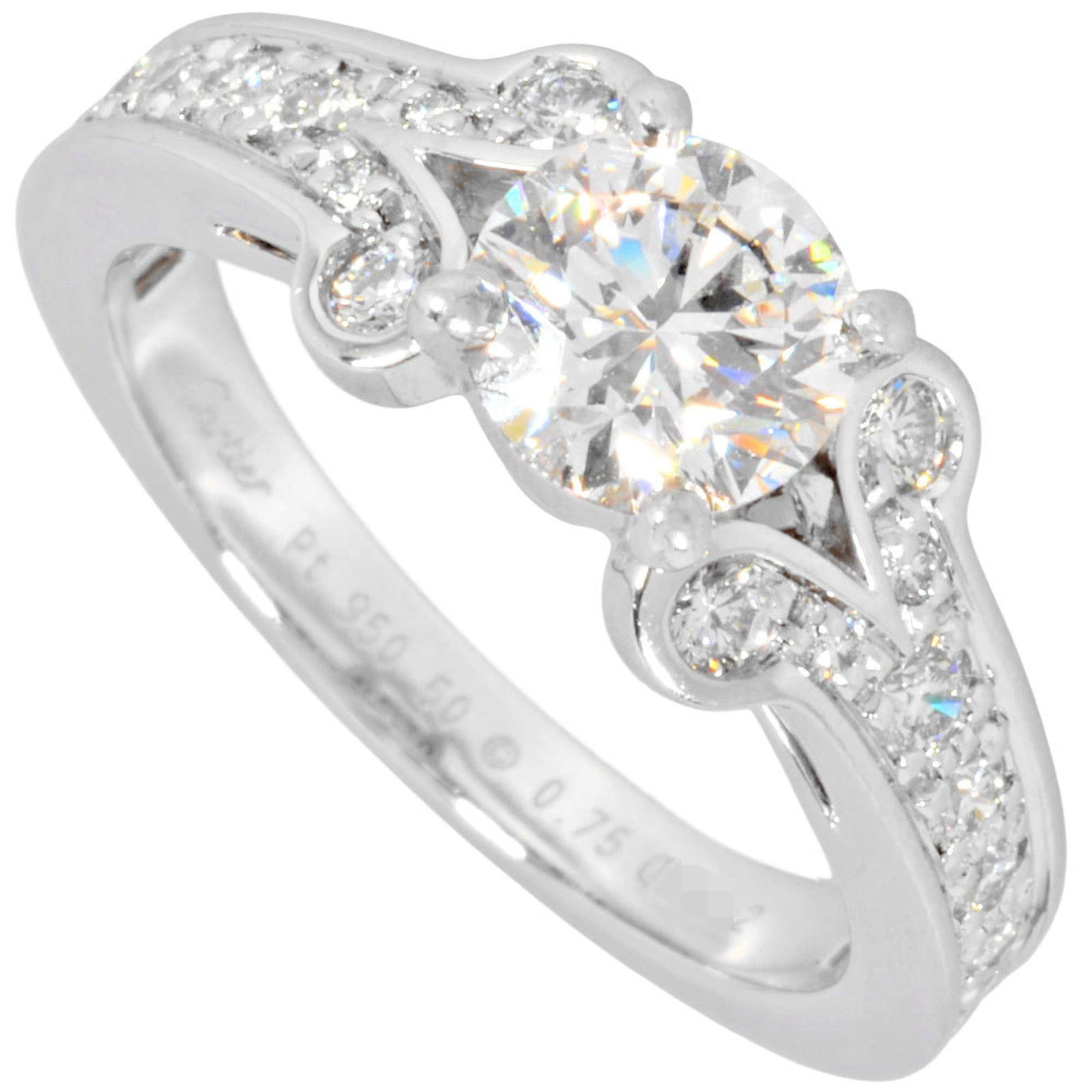 Ring Cartier Engagement: Ring Cartier Engagement This listing features Ring Cartier Engagement. Item specifics are provided below. Item Specifics: Brand: Cartier Type: Engagement Ring Gender: Women Metal: Platinum Metal Purit