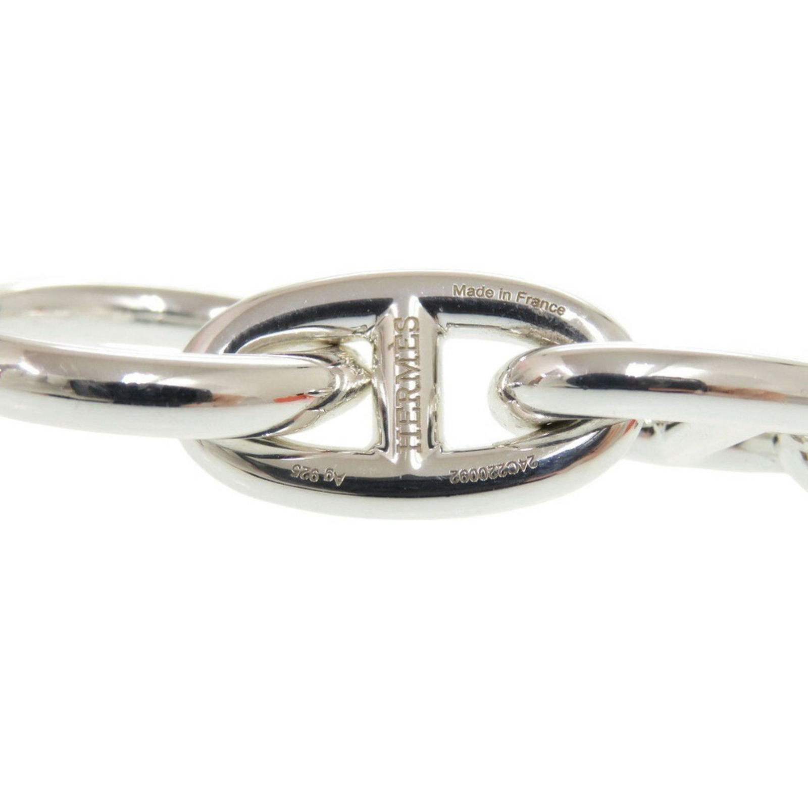 925 Hermes Charm Bracelet Silver - 6
