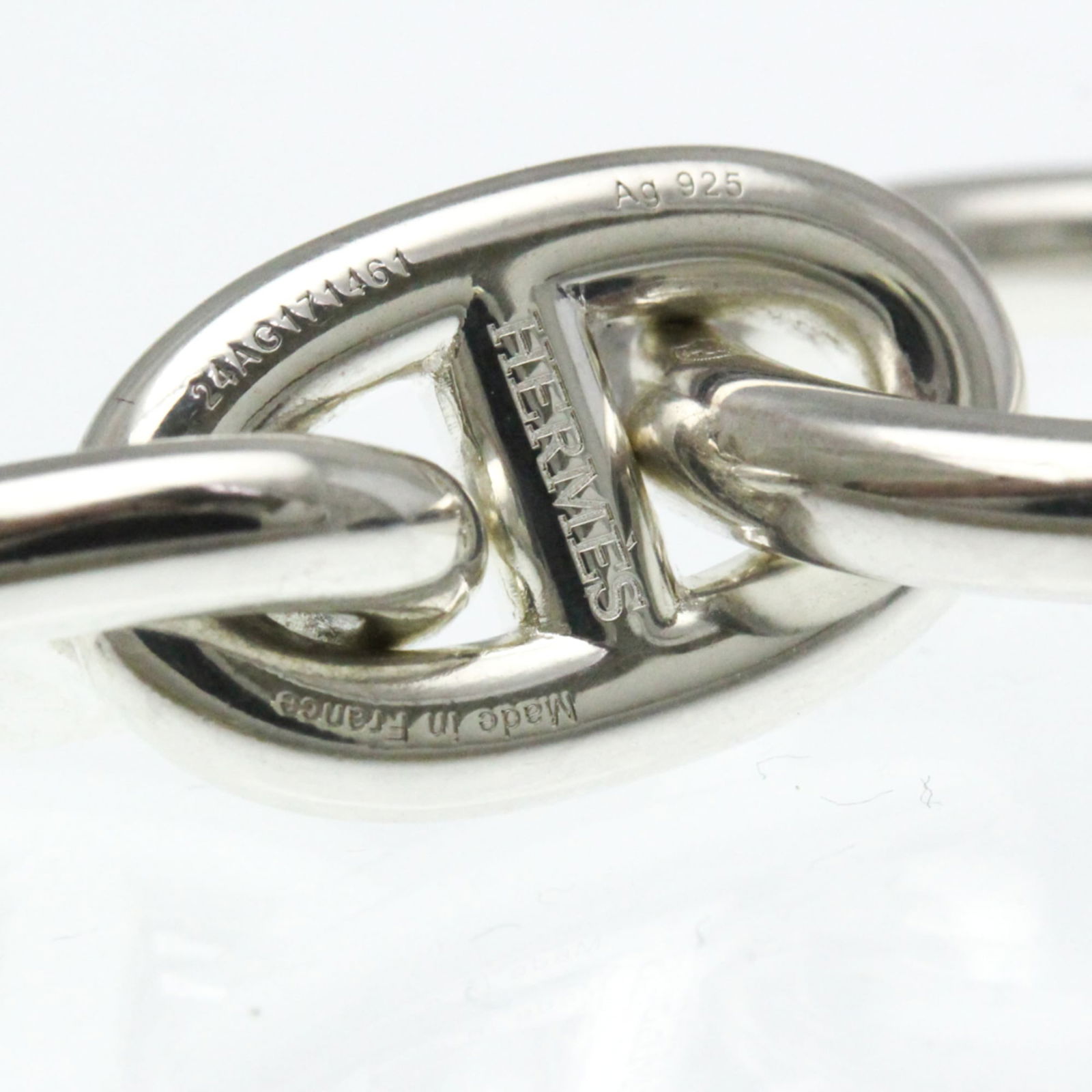 Silver Hermes Charm Bracelet - 3