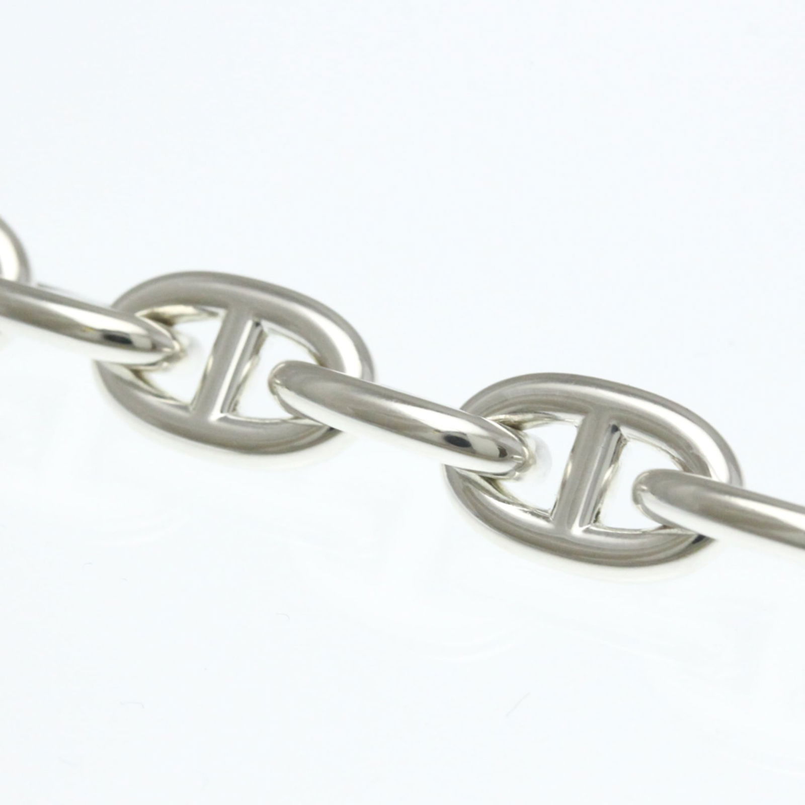 Silver Hermes Charm Bracelet - 6