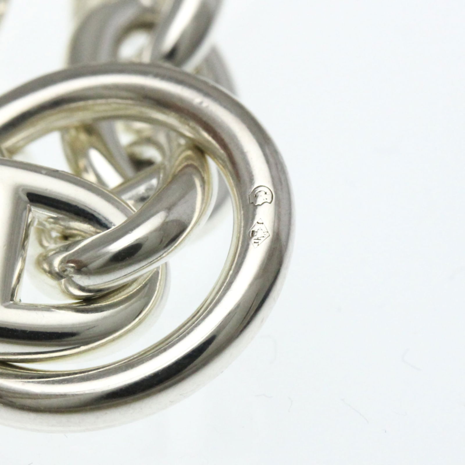 Silver Hermes Charm Bracelet - 7