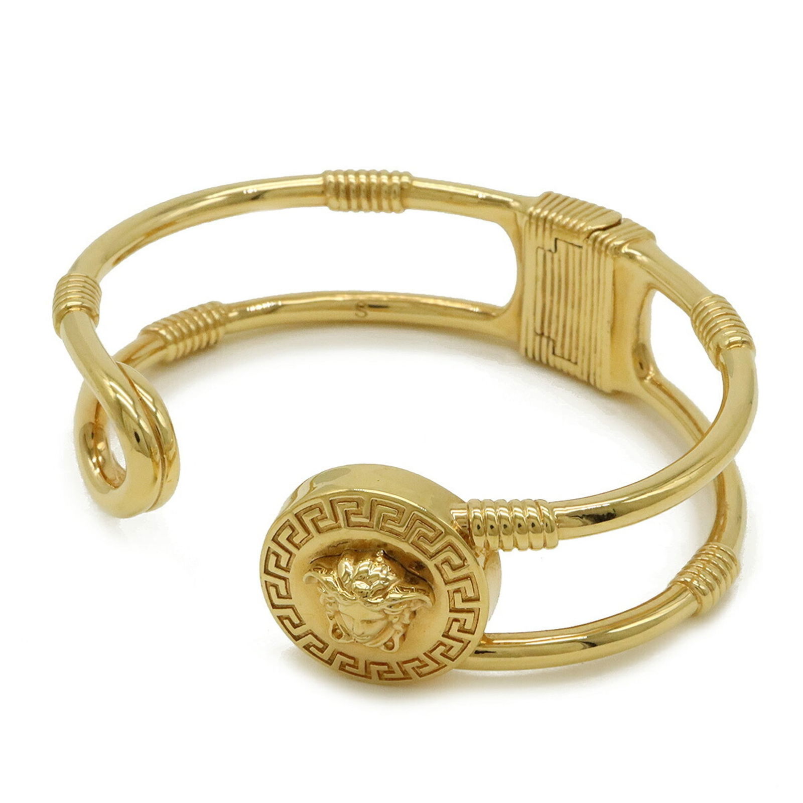 Bracelet Versace Charm: Bracelet Versace Charm This listing features Bracelet Versace Charm. Item specifics are provided below. Item Specifics: Brand: Versace Type: Charm Bracelet Gender: Women,Men Color: Gold Length: 15cm /