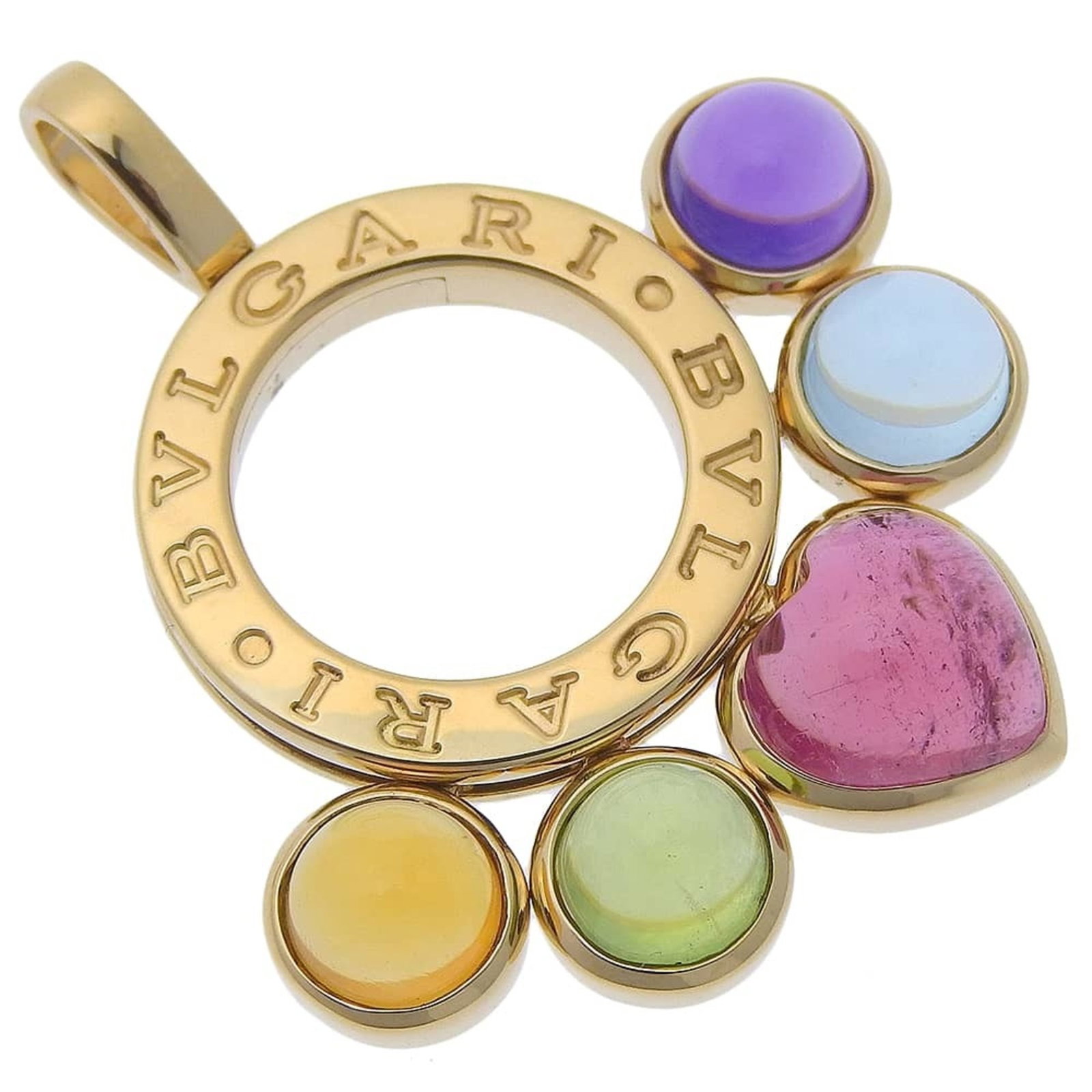 Women's BVLGARI Allegra Pendant Top 18K Yellow Gold Multicolor Approx. 9.9g: Women's BVLGARI Allegra Pendant Top 18K Yellow Gold Multicolor Approx. 9.9g This listing features Women's BVLGARI Allegra Pendant Top 18K Yellow Gold Multicolor Approx. 9.9g. Item specifics are provid