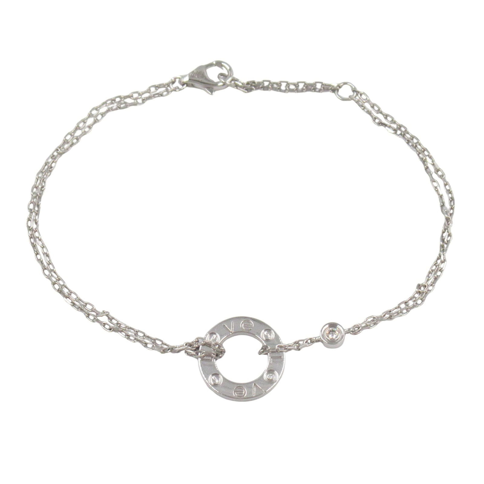 (18K) Cartier Charm Bracelet White Gold: (18K) Cartier Charm Bracelet White Gold This listing features (18K) Cartier Charm Bracelet White Gold. Item specifics are provided below. Item Specifics: Brand: Cartier Type: Charm Bracelet Gender: Wo