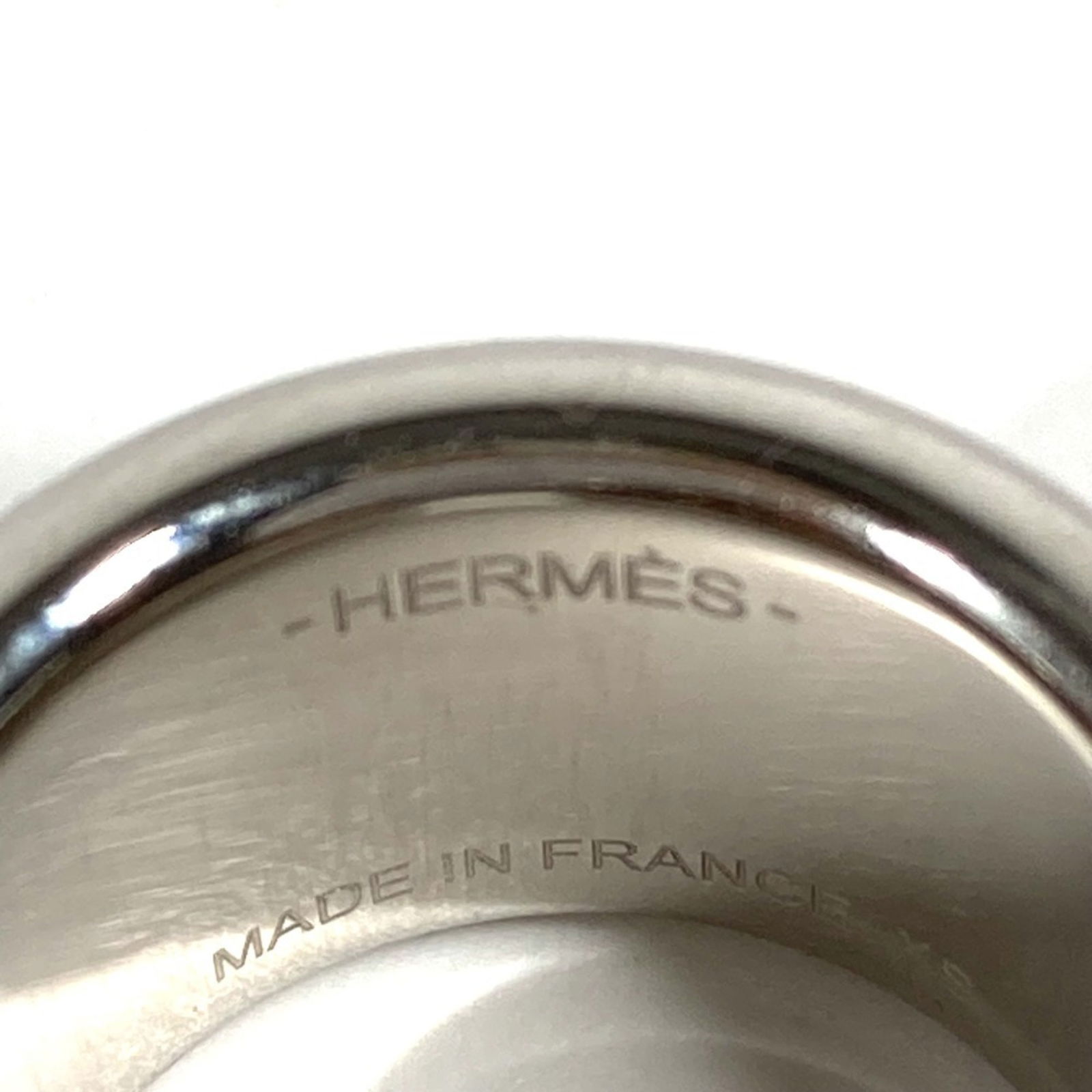 Leather Hermes Band Ring - 11