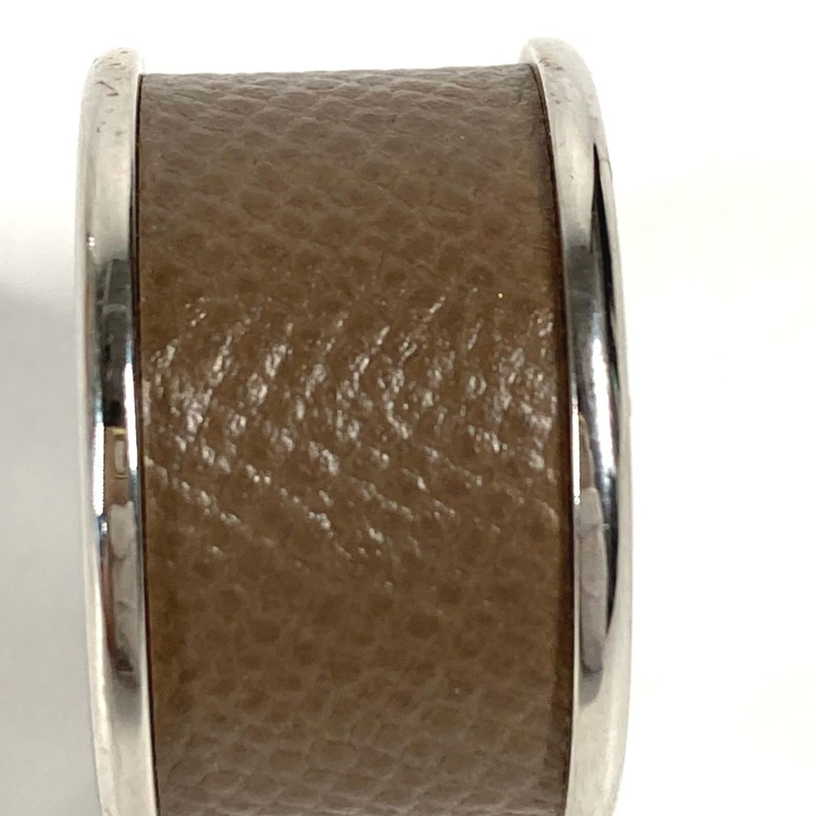 Leather Hermes Band Ring - 12