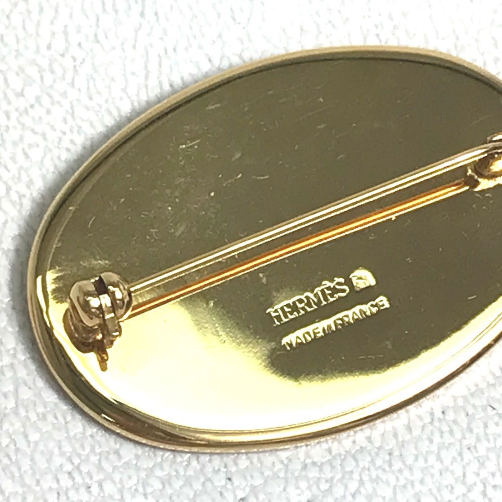 Plating Hermes Brooch Gold - 5