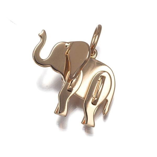 Gold Tiffany&Co. Pendant Save The Wild Elephant 18K 750 Rose (1 of 4)