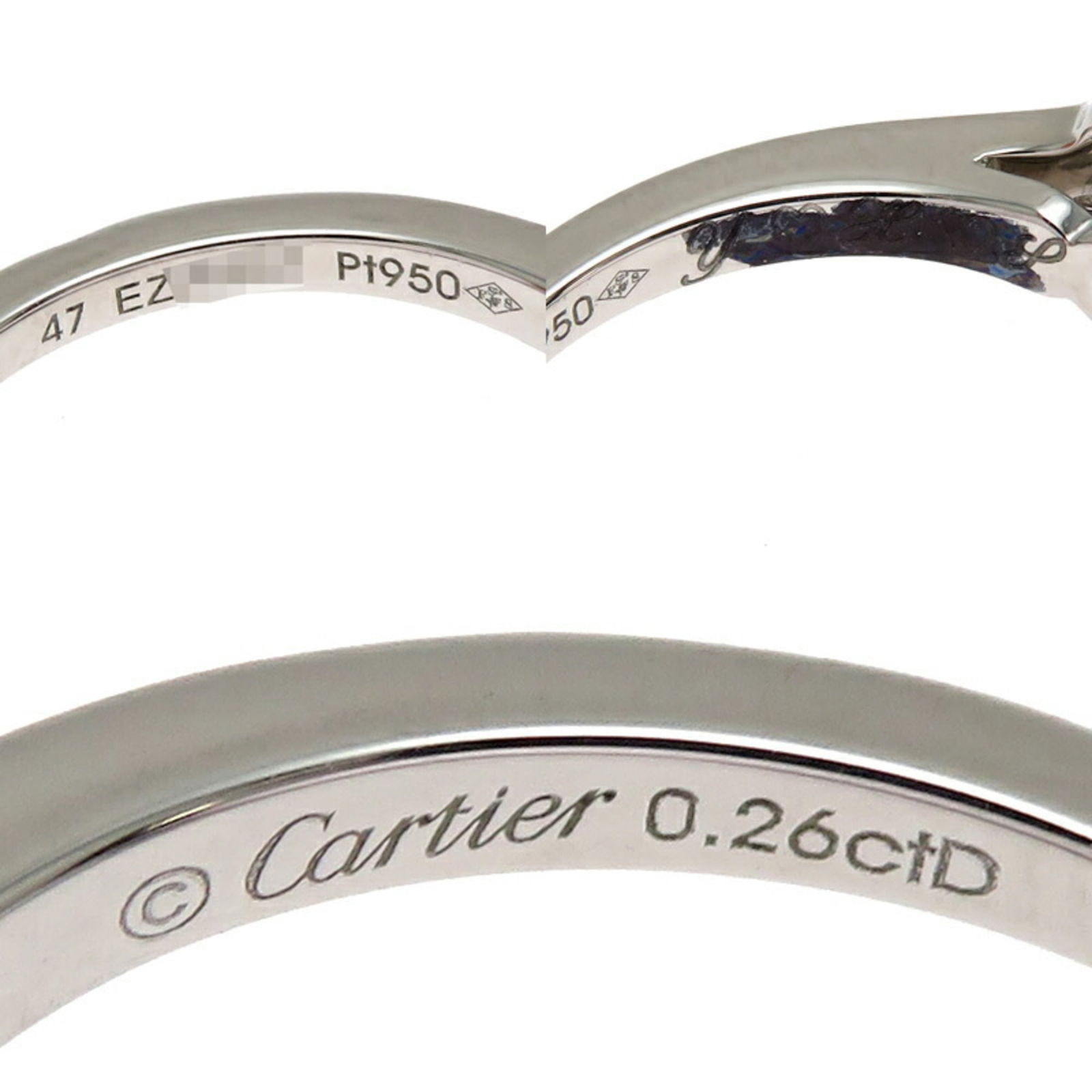 950 Cartier Band Ring Platinum - 5