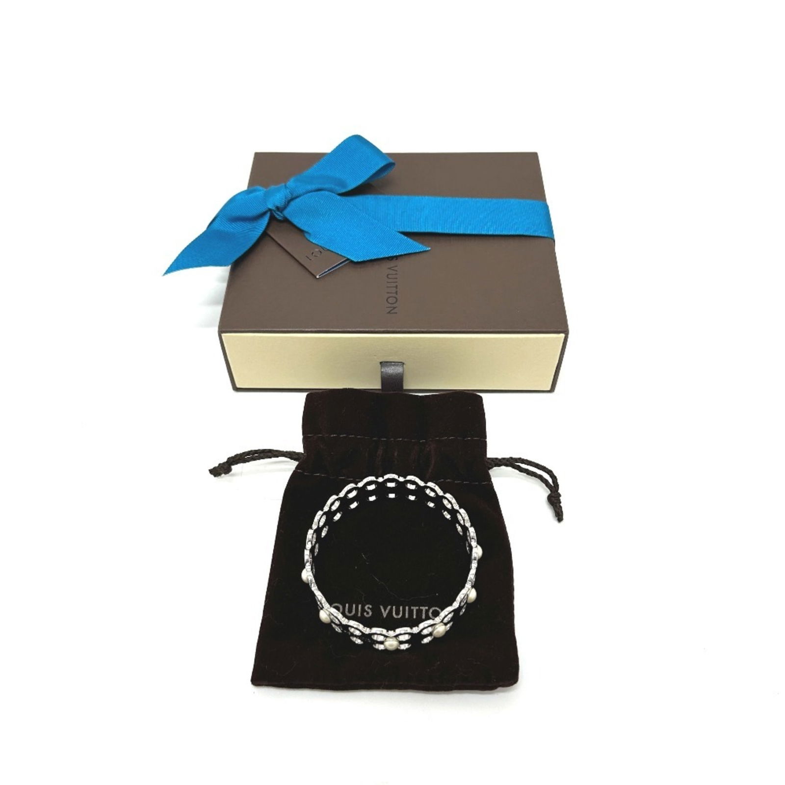 Metal Louis Vuitton Bangle - 8