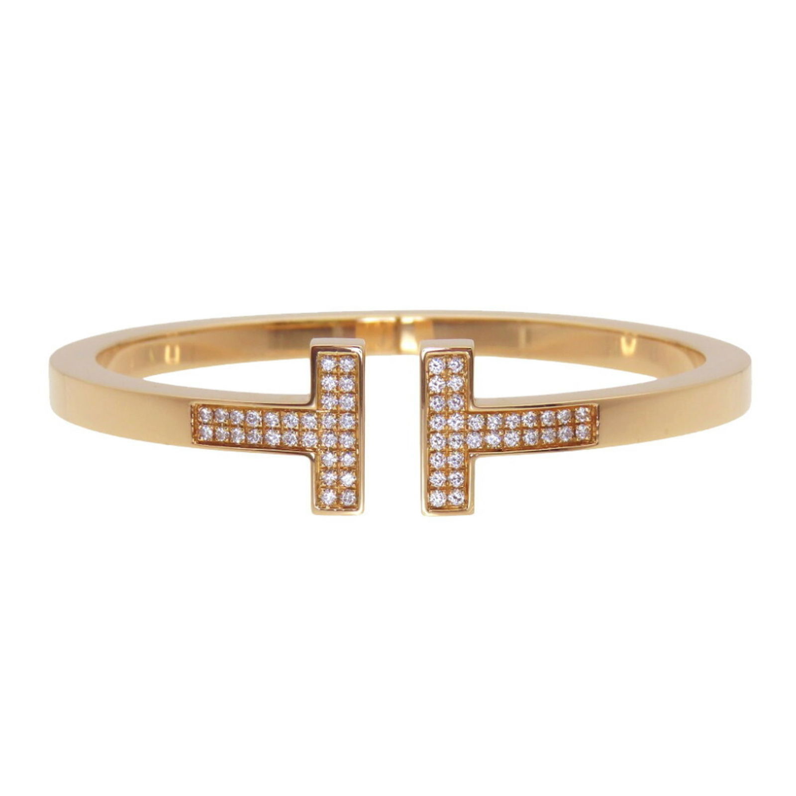 (18K) Tiffany Bangle Pink Gold: (18K) Tiffany Bangle Pink Gold This listing features (18K) Tiffany Bangle Pink Gold. Item specifics are provided below. Item Specifics: Brand: Tiffany Type: Bangle Gender: Women Material: Pink Gold (1