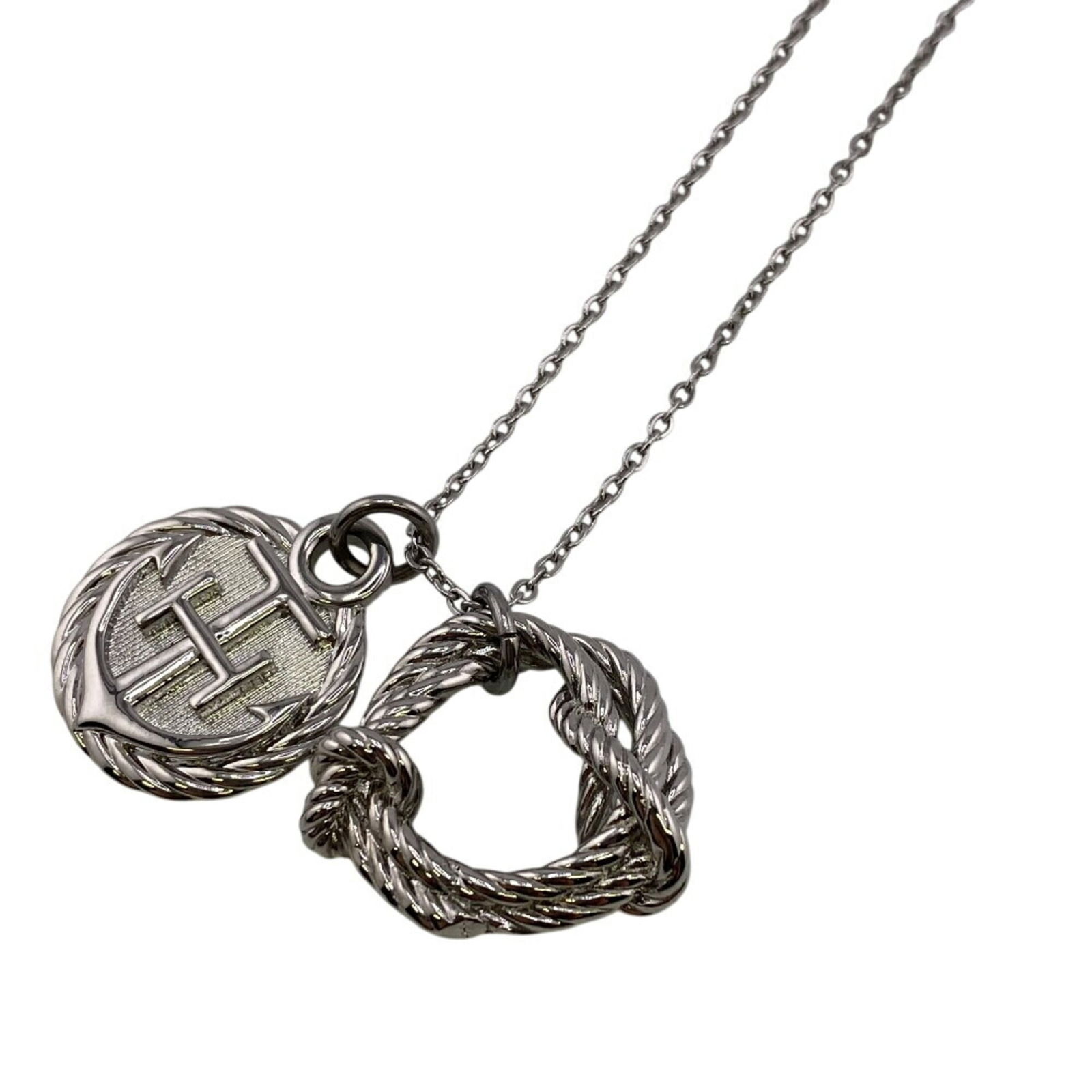 Silver HERMES Cordage Rope Necklace High Chain: Silver HERMES Cordage Rope Necklace High Chain This listing features Silver HERMES Cordage Rope Necklace High Chain. Item specifics are provided below. Item Specifics: Brand: Hermes Necklace Type: