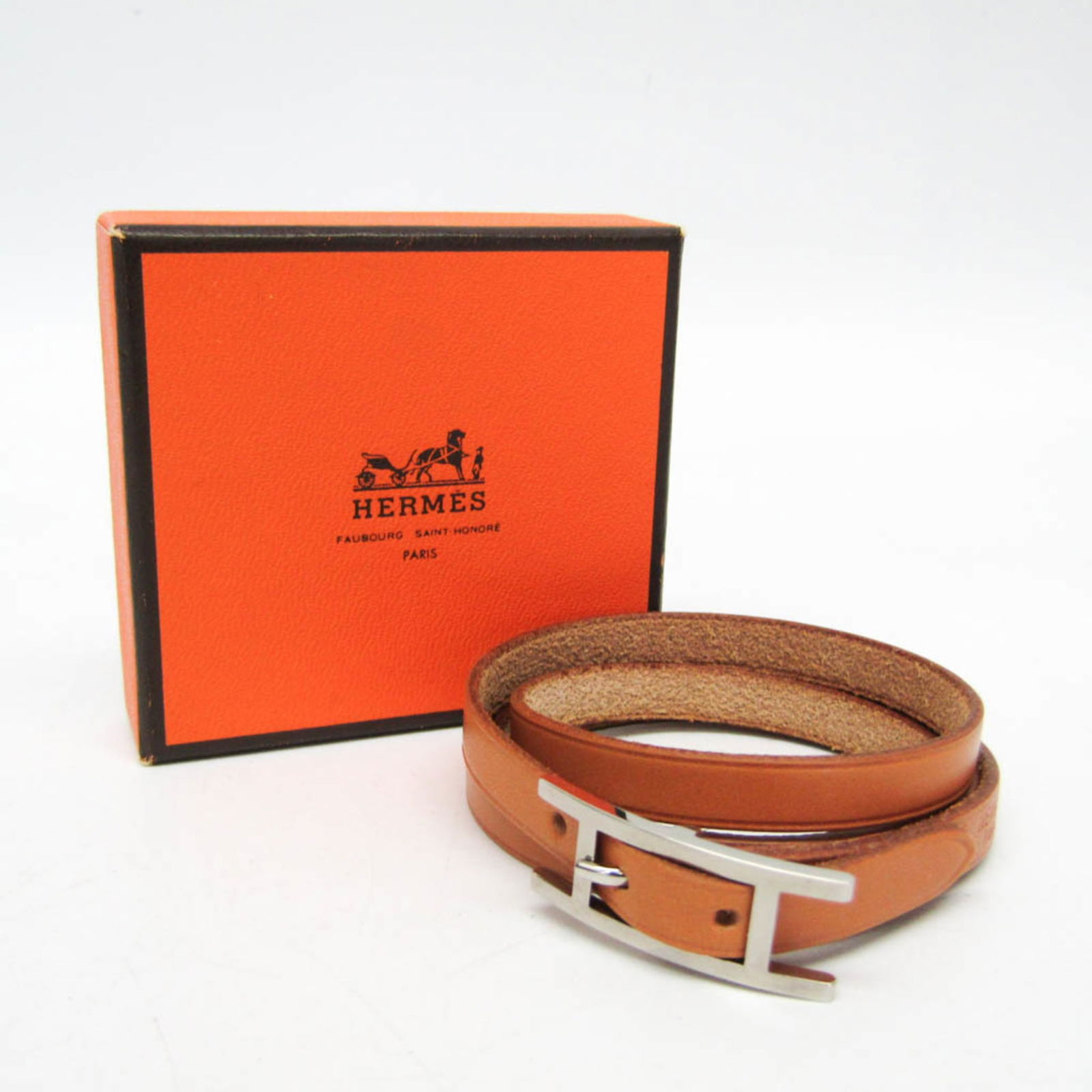 Leather Hermes Bangle - 2