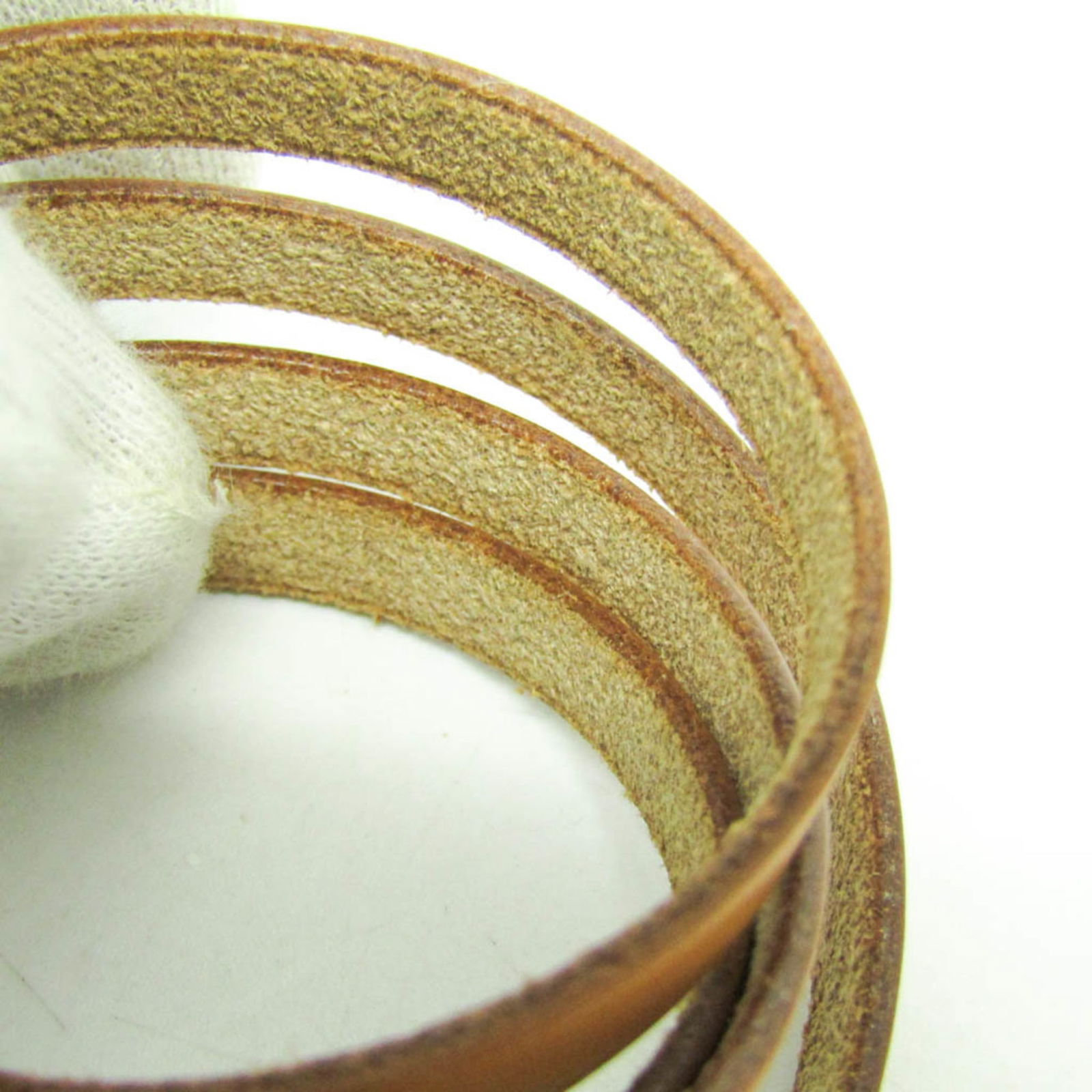 Leather Hermes Bangle - 5