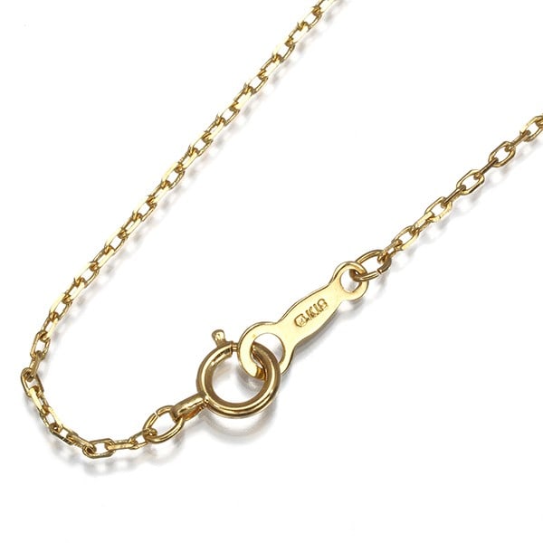 Gold Mikimoto Chain Necklace Cable 40Cm 18K 750 Yellow (1 of 3)