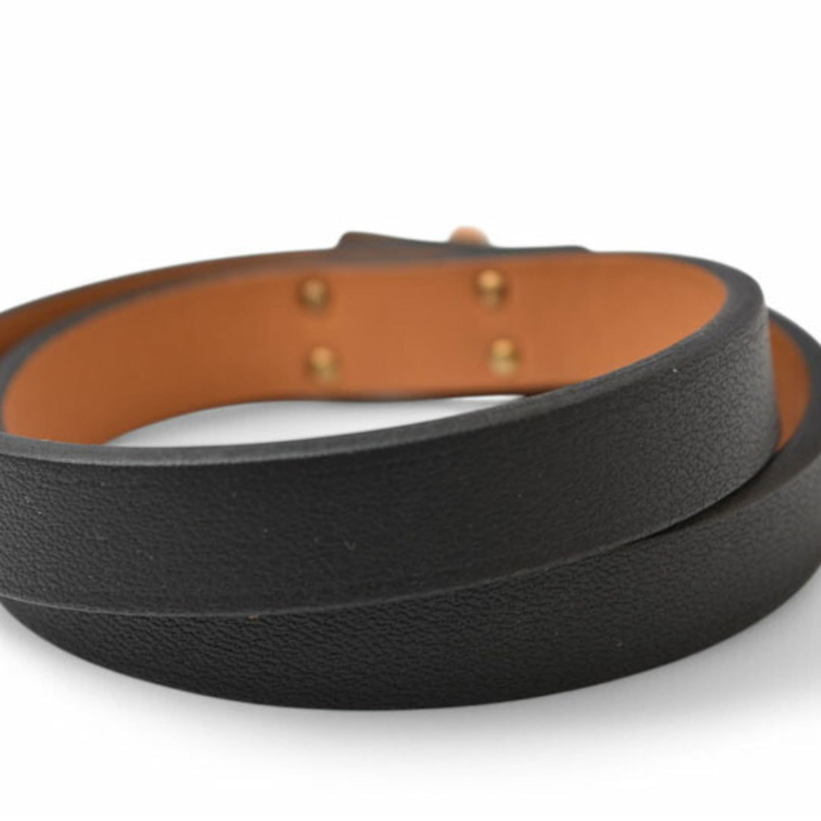 Leather Hermes Bangle - 4