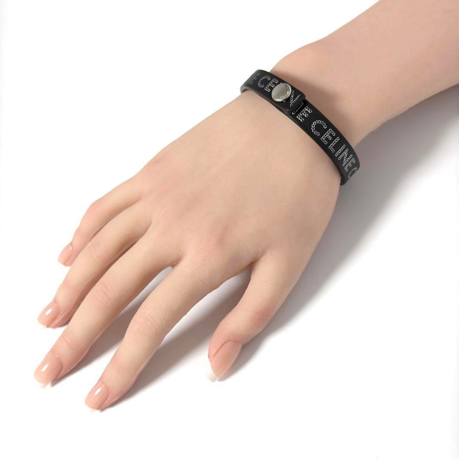 Leather Celine Charm Bracelet - 10