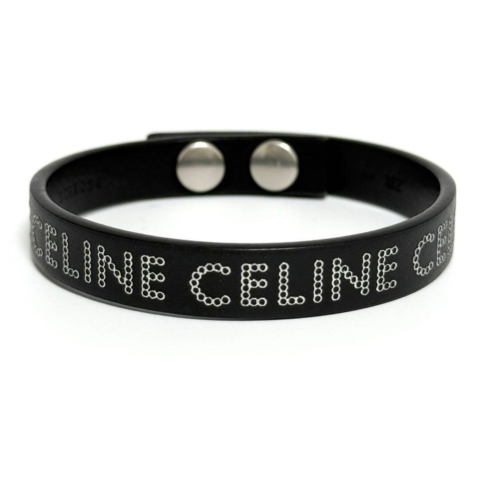 Leather Celine Charm Bracelet