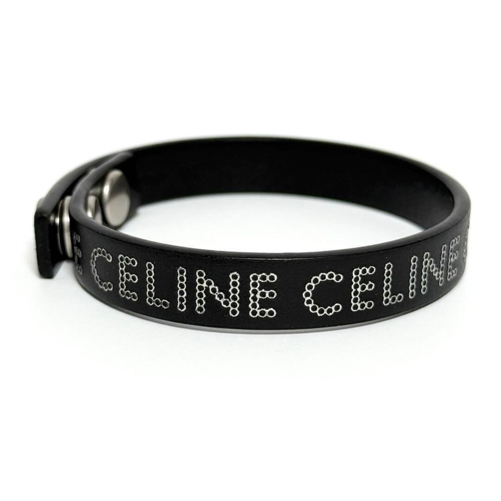 Leather Celine Charm Bracelet - 3
