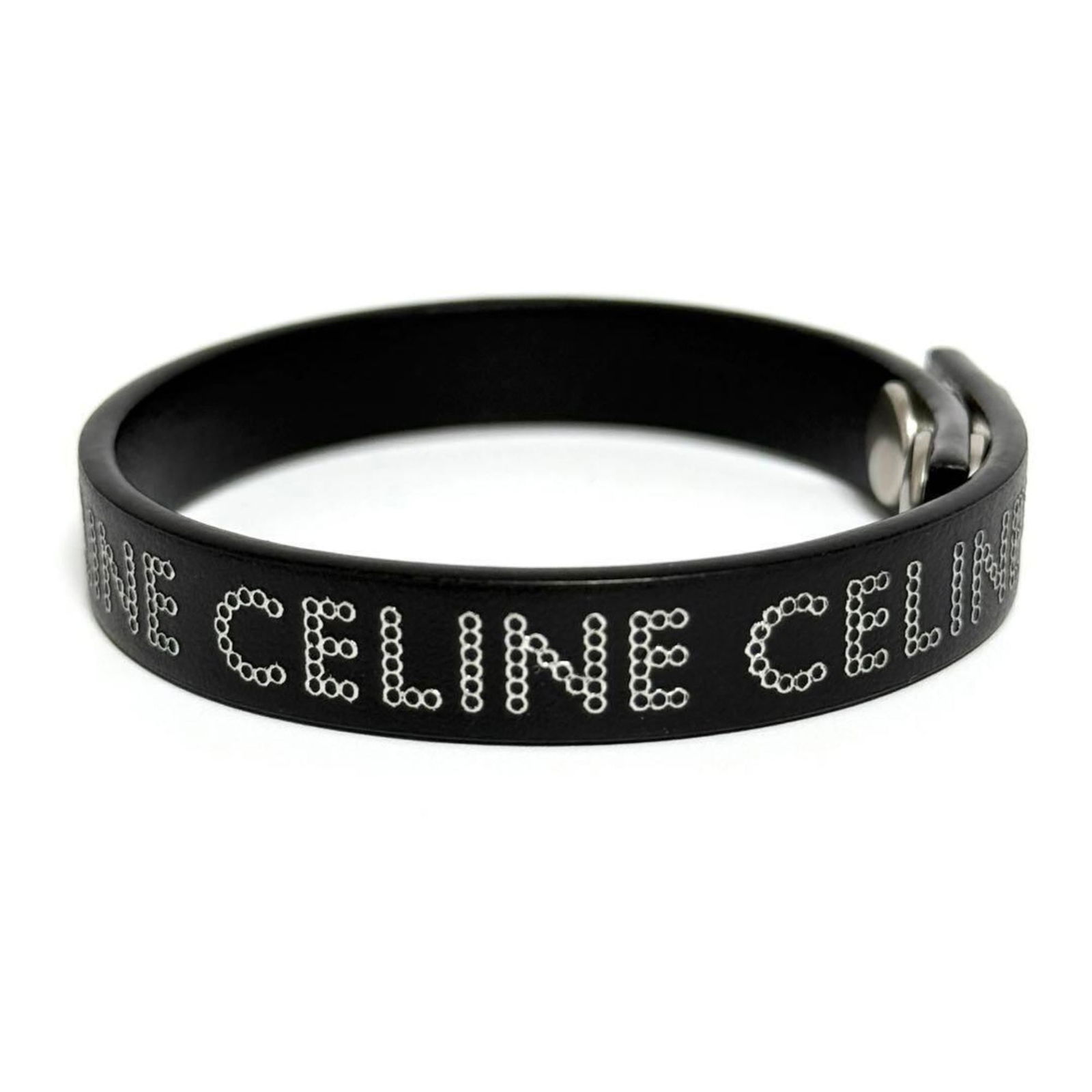 Leather Celine Charm Bracelet - 4
