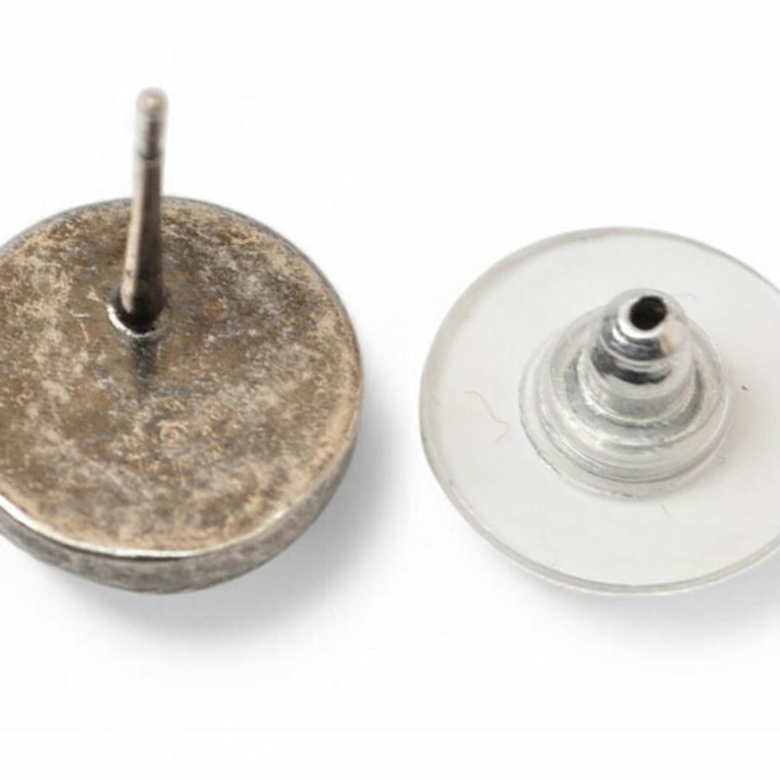 Plating Chanel Stud Earrings Gold - 4