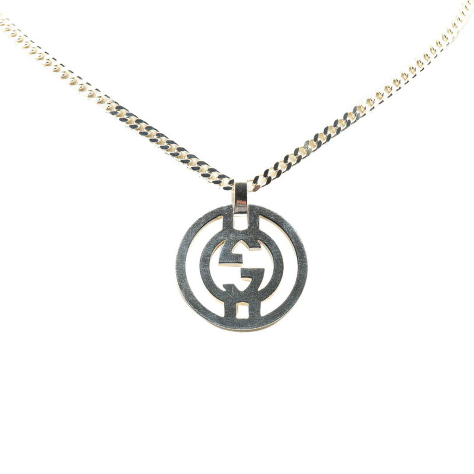 GUCCI Interlocking G Necklace SV925 Silver Women's: GUCCI Interlocking G Necklace SV925 Silver Women's This listing features GUCCI Interlocking G Necklace SV925 Silver Women's. Item specifics are provided below. Item Specifics: Brand: Gucci Necklace