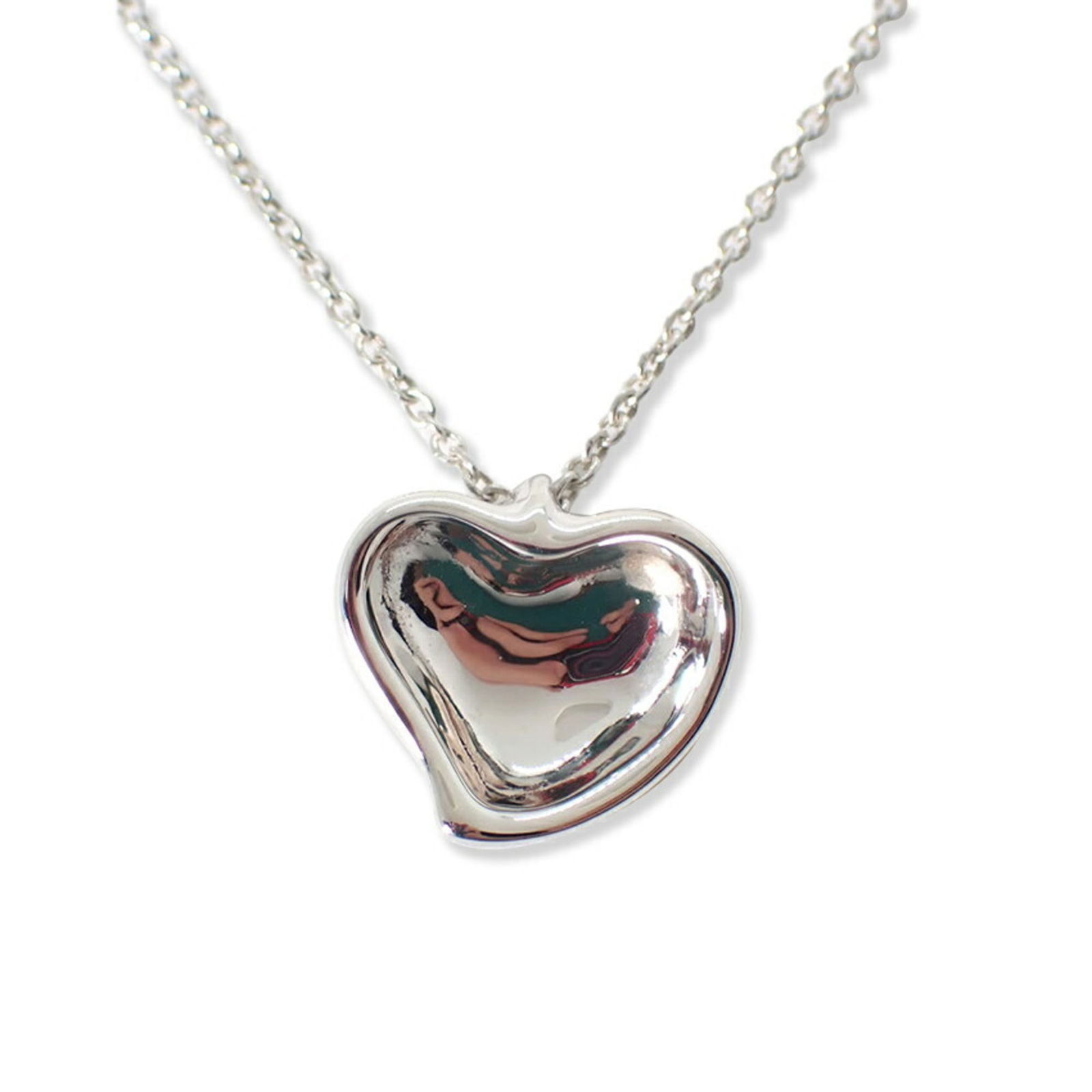 g442-35 TIFFANY 925 Full Heart Pendant Necklace: g442-35 TIFFANY 925 Full Heart Pendant Necklace This listing features g442-35 TIFFANY 925 Full Heart Pendant Necklace. Item specifics are provided below. Item Specifics: Brand: Tiffany Necklace