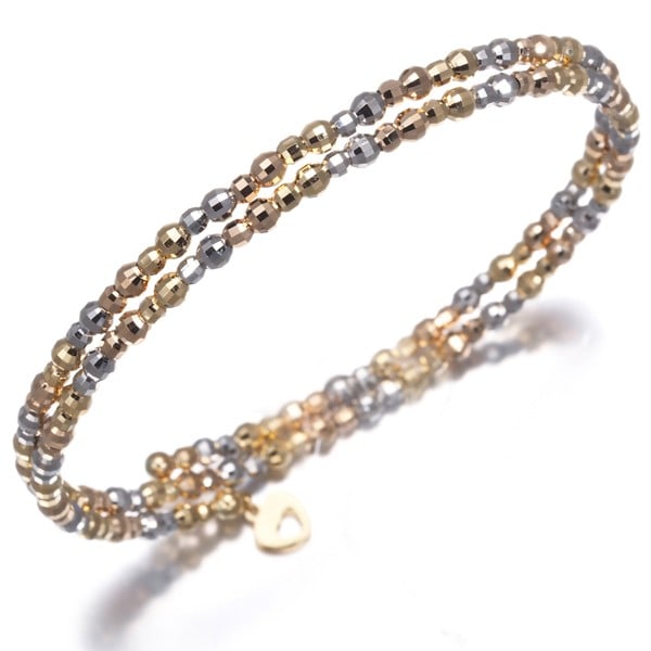 Gold Cut Ball Bead 3Color One Size Fits All Bracelet 18K 750 Yellow White Rose: Gold Cut Ball Bead 3Color One Size Fits All Bracelet 18K 750 Yellow White Rose This listing features Gold Cut Ball Bead 3Color One Size Fits All Bracelet 18K 750 Yellow White Rose. Item specifics are