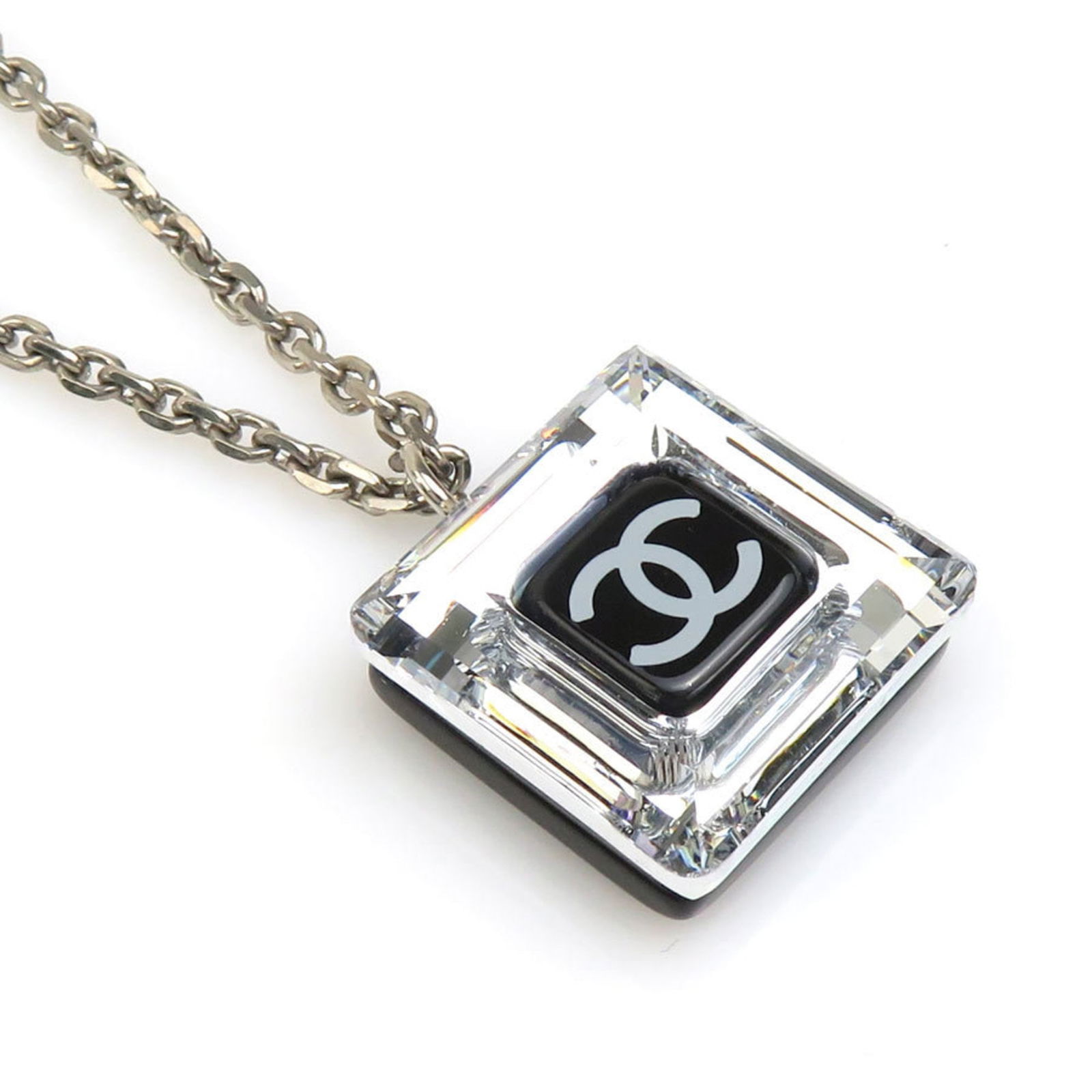 e60149g CHANEL Necklace Coco Mark Metal Resin Silver Black Women's: e60149g CHANEL Necklace Coco Mark Metal Resin Silver Black Women's This listing features e60149g CHANEL Necklace Coco Mark Metal Resin Silver Black Women's. Item specifics are provided below. Item