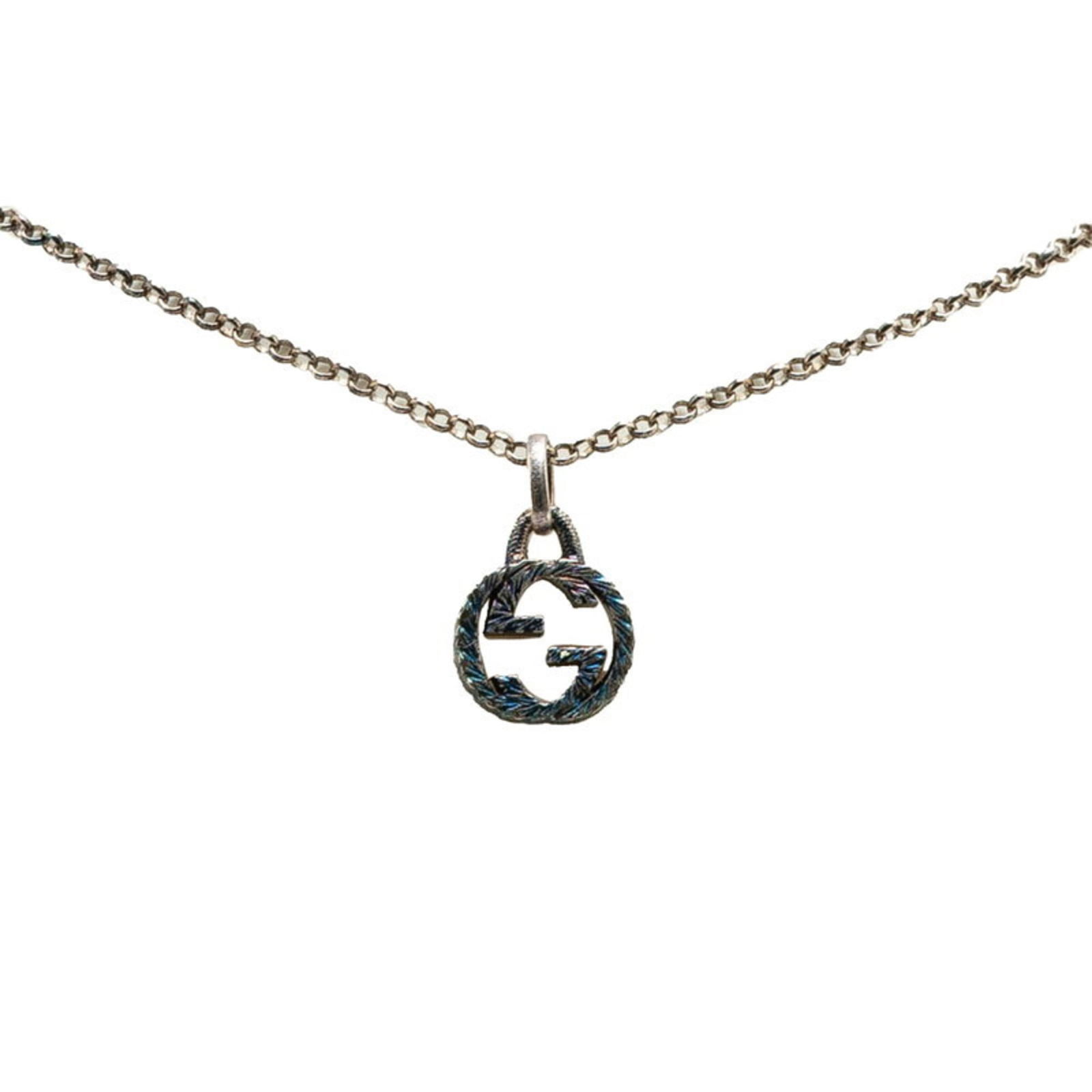 GUCCI Interlocking G Necklace SV925 Silver Women's: GUCCI Interlocking G Necklace SV925 Silver Women's This listing features GUCCI Interlocking G Necklace SV925 Silver Women's. Item specifics are provided below. Item Specifics: Brand: Gucci Necklace